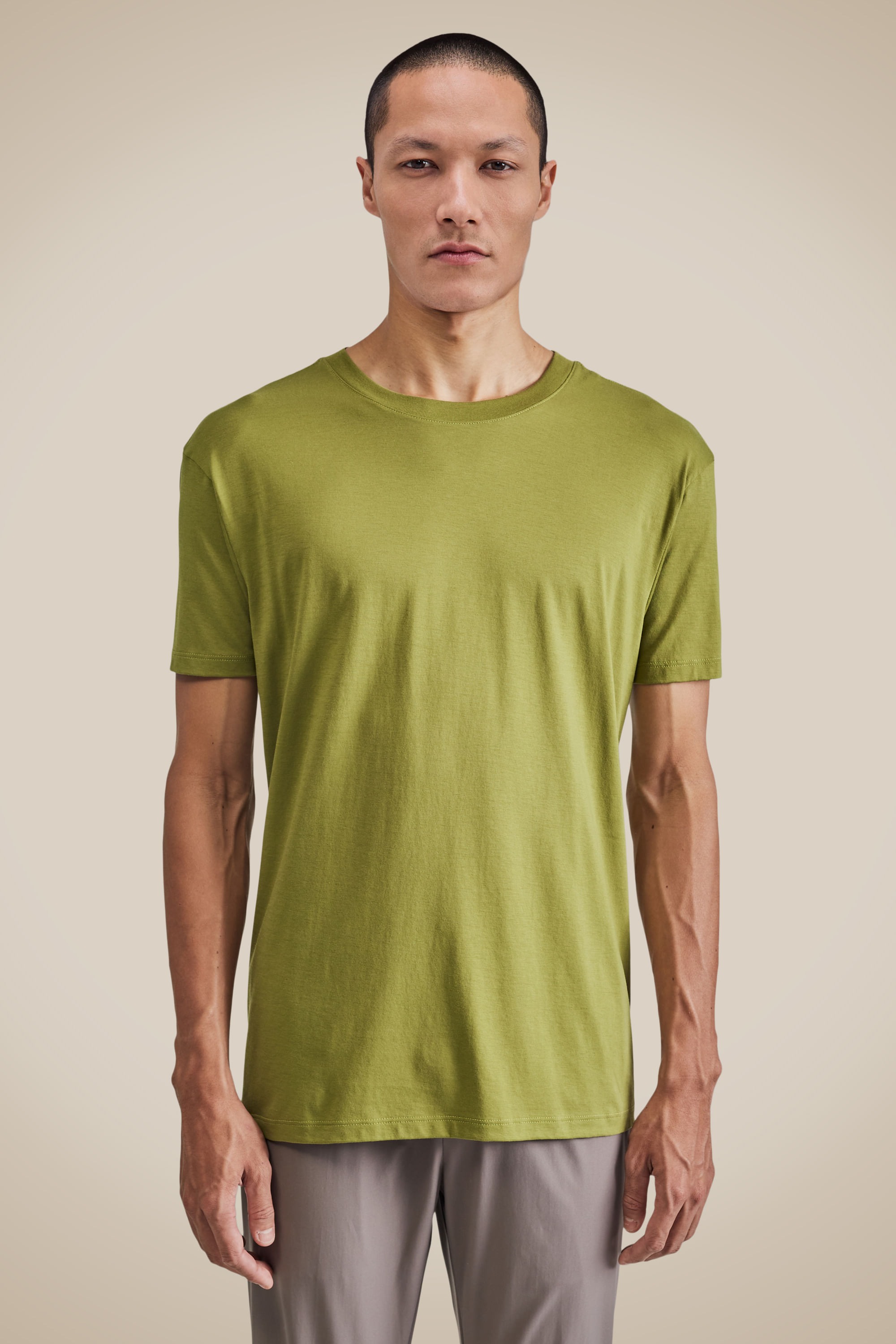 Camiseta Pima Cores - Pistache - M