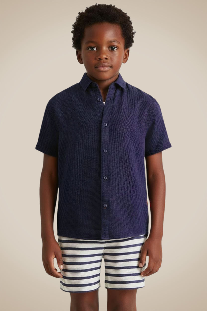 Camisa Mini Mc Tp Quadrile