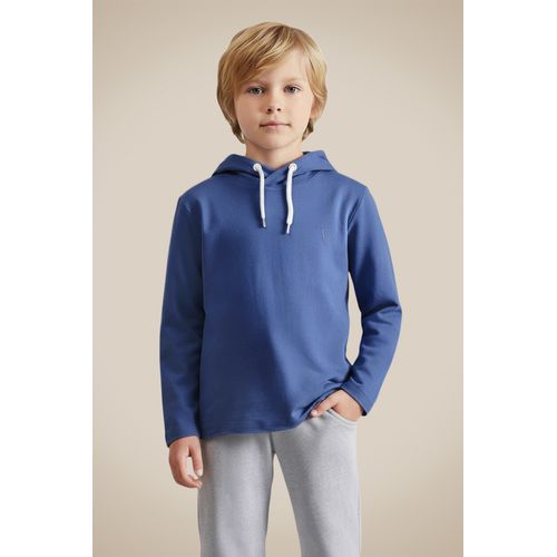 Hoodie Mini Malha a Fio