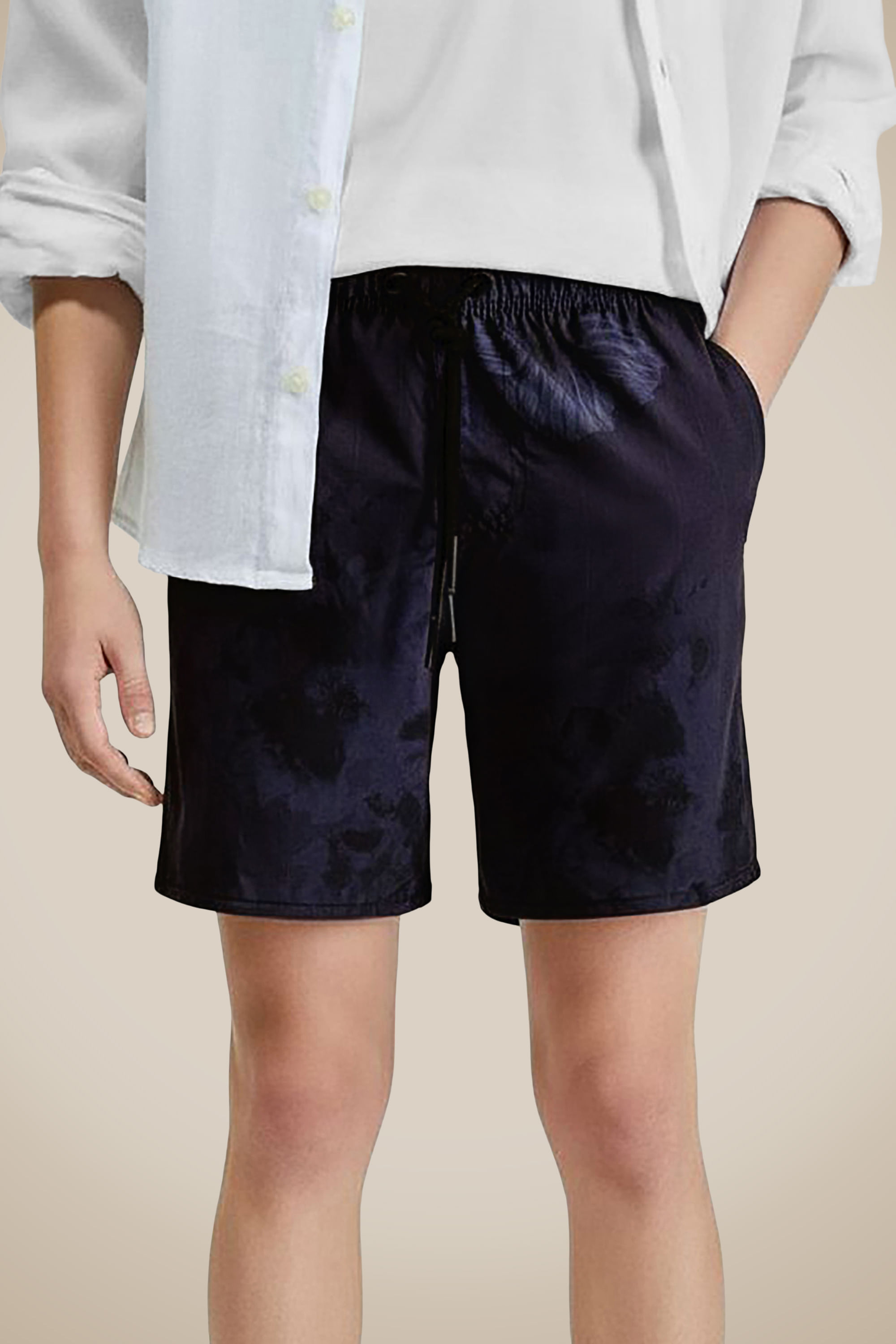 Short Mini Praia Indigo Bloom