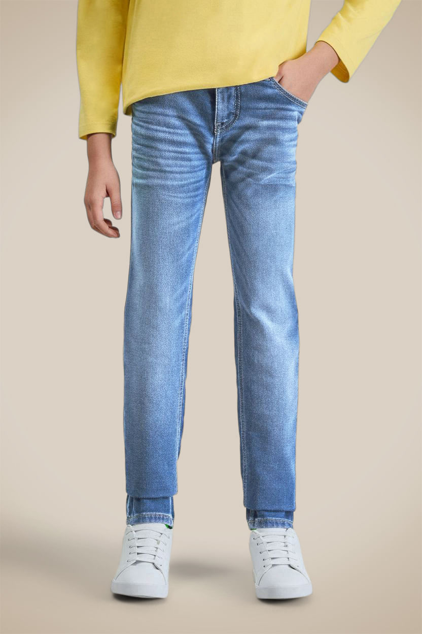 Calca Mini Jeans Tp Skinny Moletom Marat