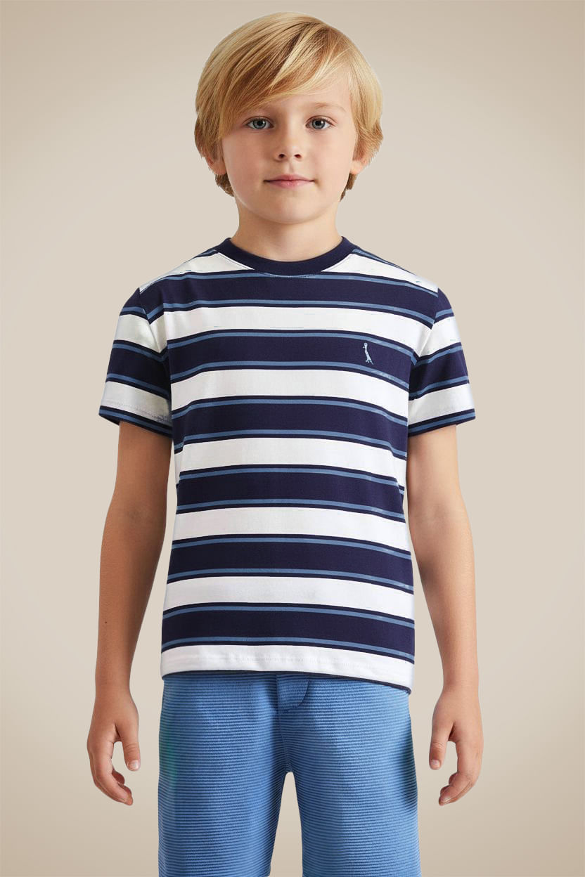 Camiseta Mini Listra Marine - Marinho - 04