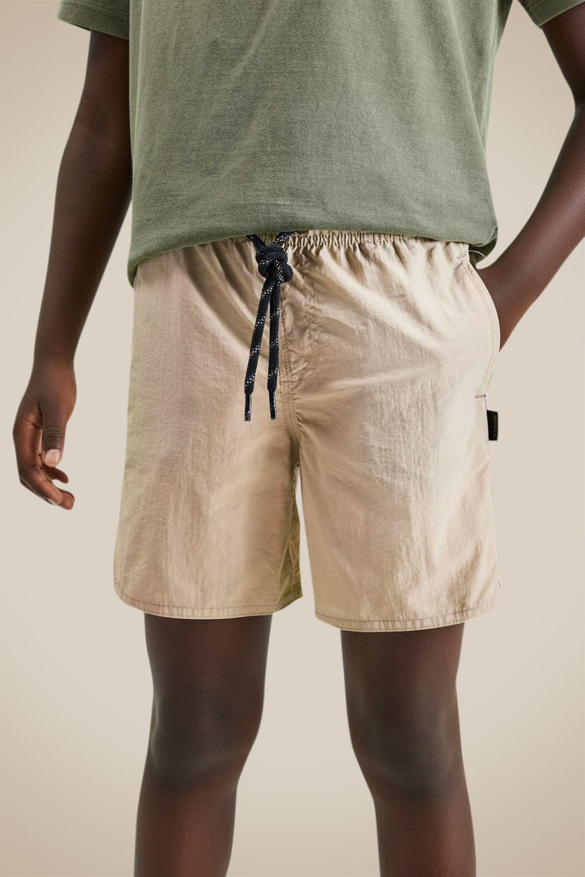 Short Mini Praia Liso Bicolor