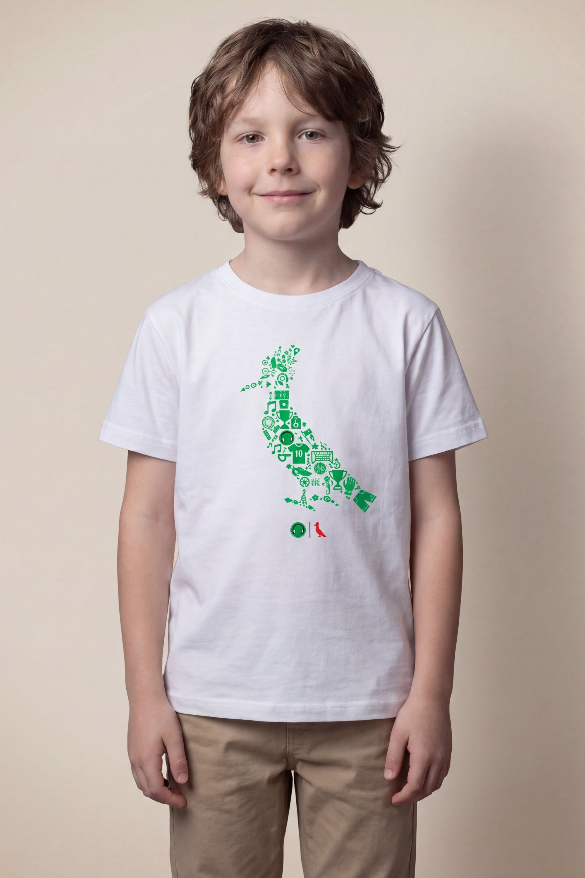 Camiseta Mini Pica Pau Futparodias