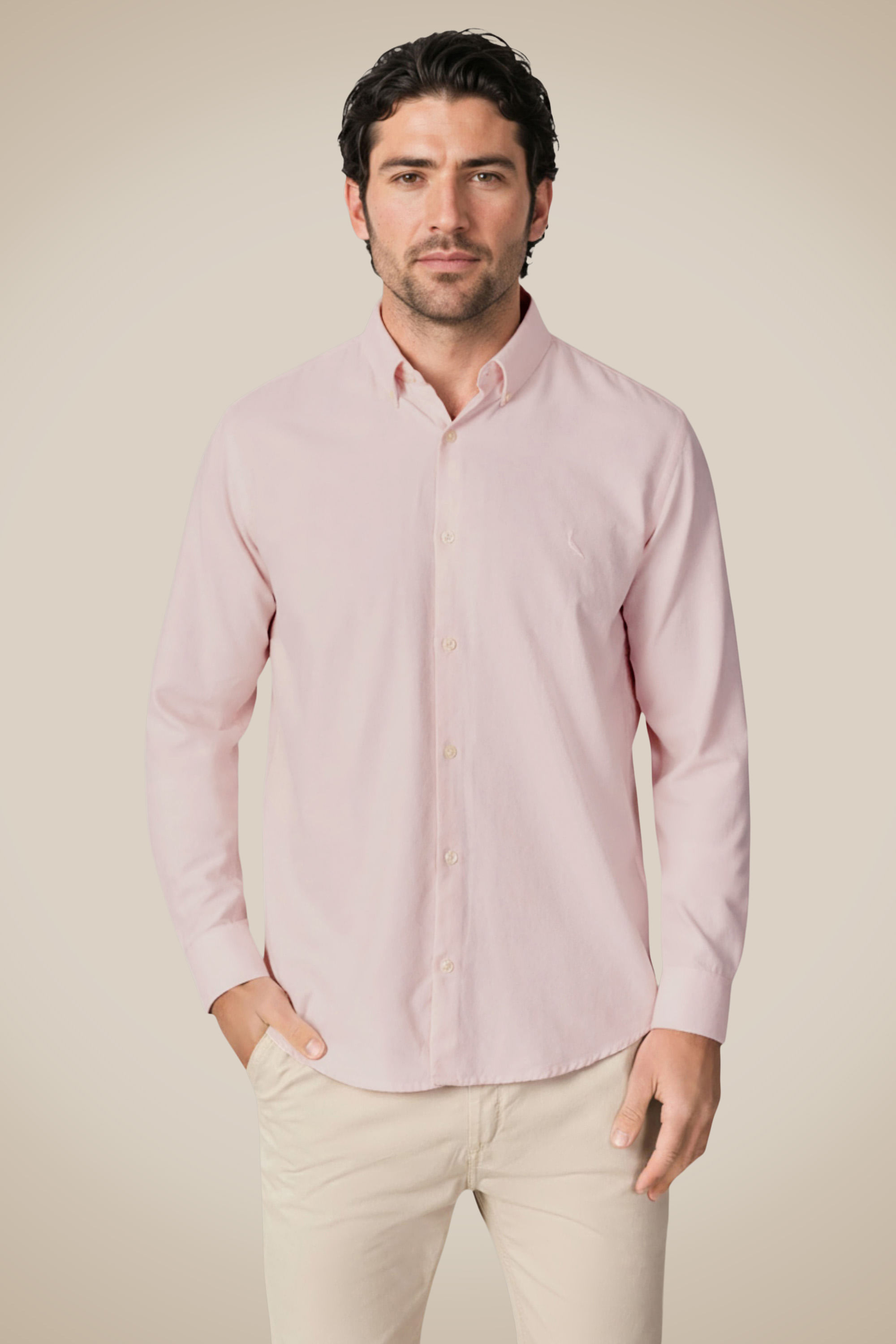 Camisa Ml Oxford Premium