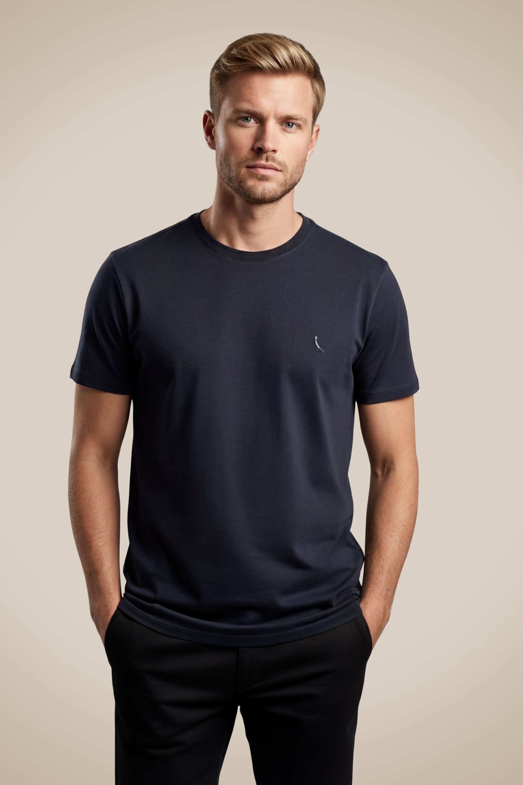 Camiseta Enxuto Modal Color - Preto - Gg