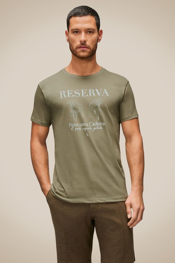 Camiseta Estampada Cadeira Relax Militar - G