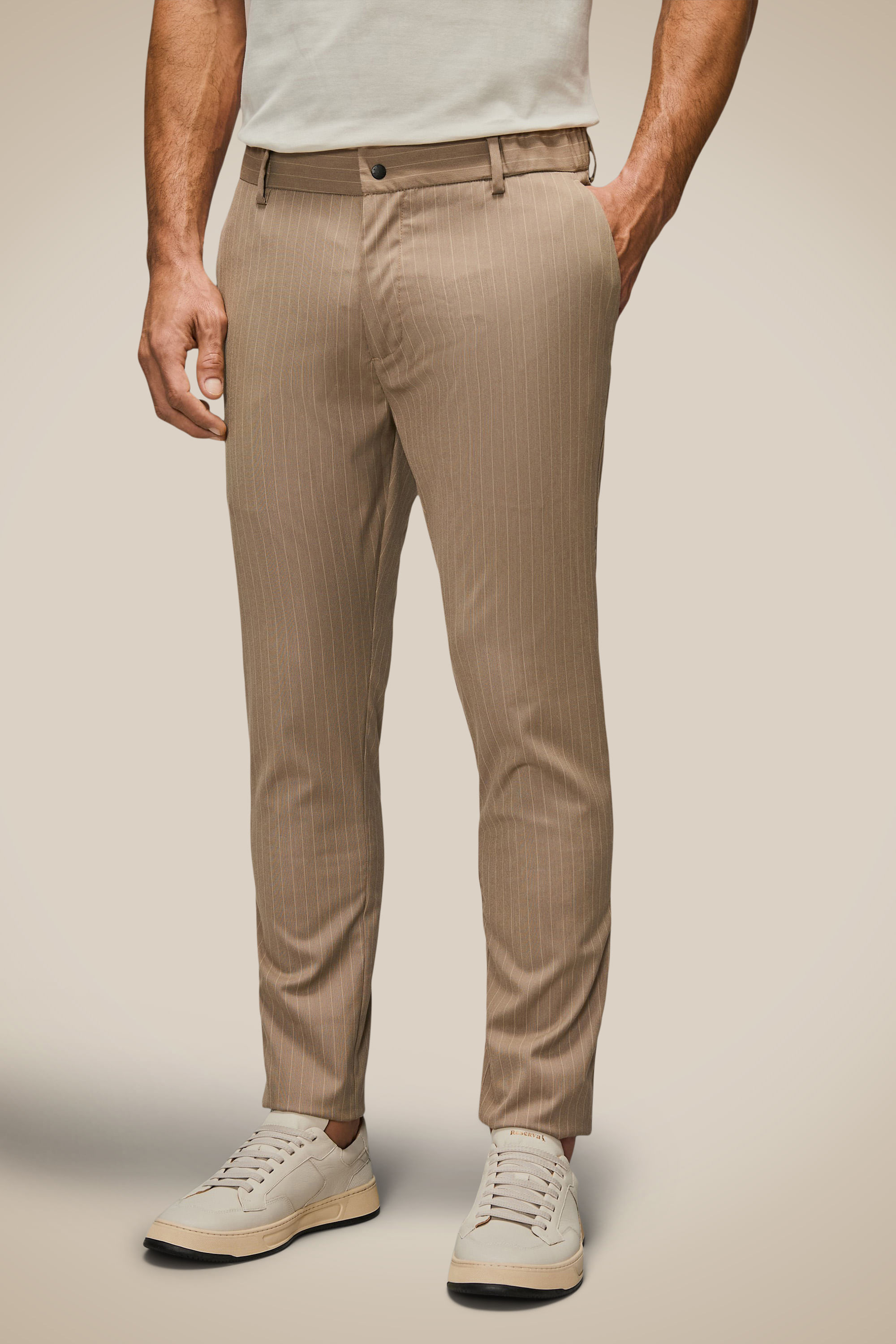 Calca Casual Comfort Risca De Giz