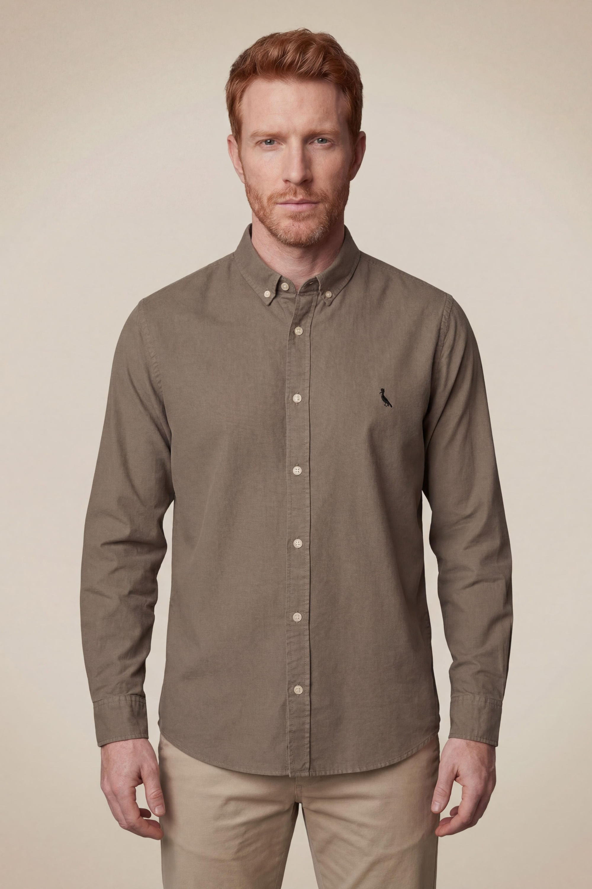 Camisa Ml Chino Tinturada