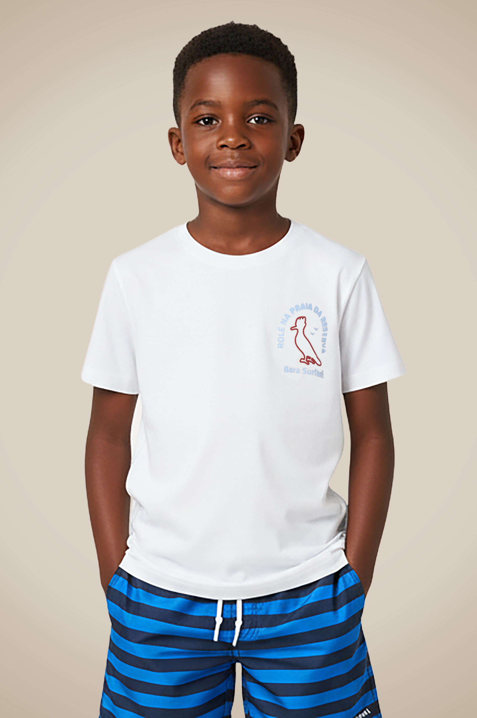 Camiseta Mini Estampada Role Reserva