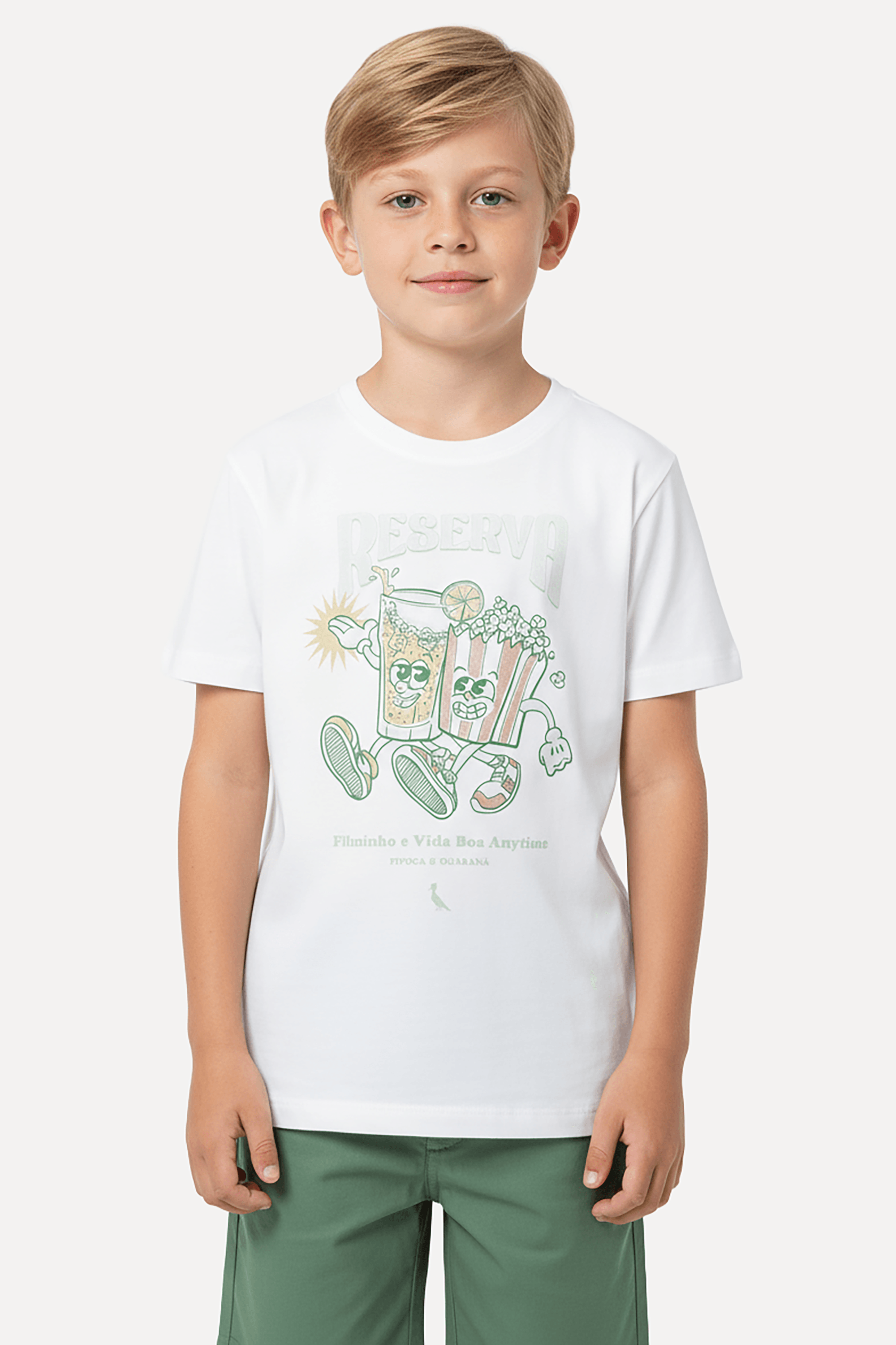 Camiseta Mini Tp Est Pipoca E Guarana