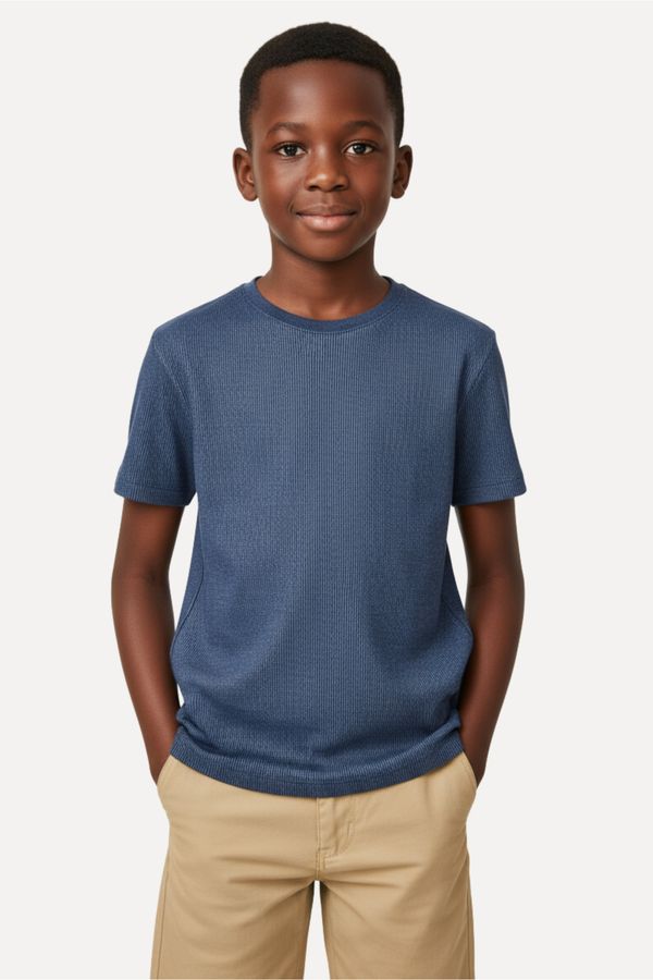 Camiseta Mini Atena Azul Jeans - 02