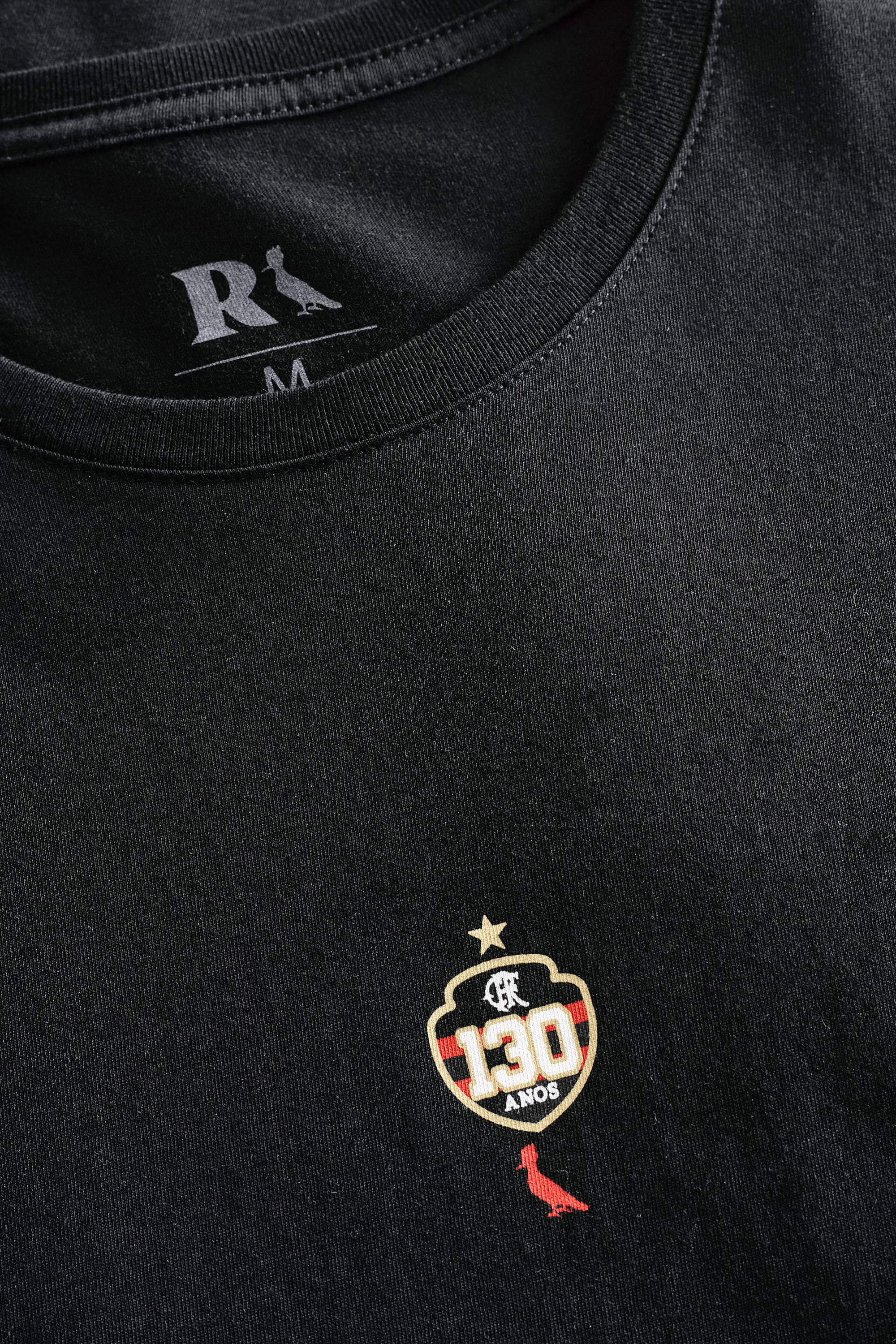 Camiseta Estampada Flamengo 130 Anos