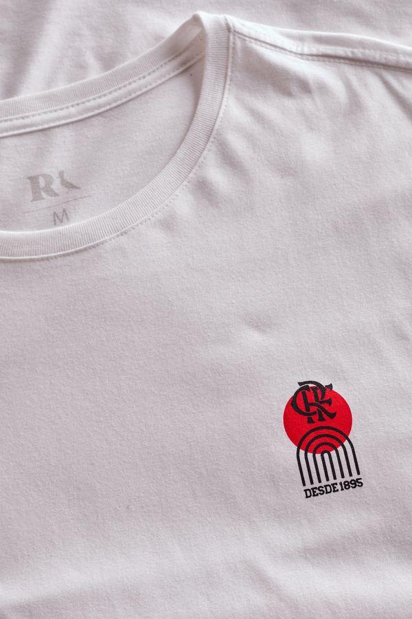 Camiseta Estampada Flamengo Desde 1895 Branco - G