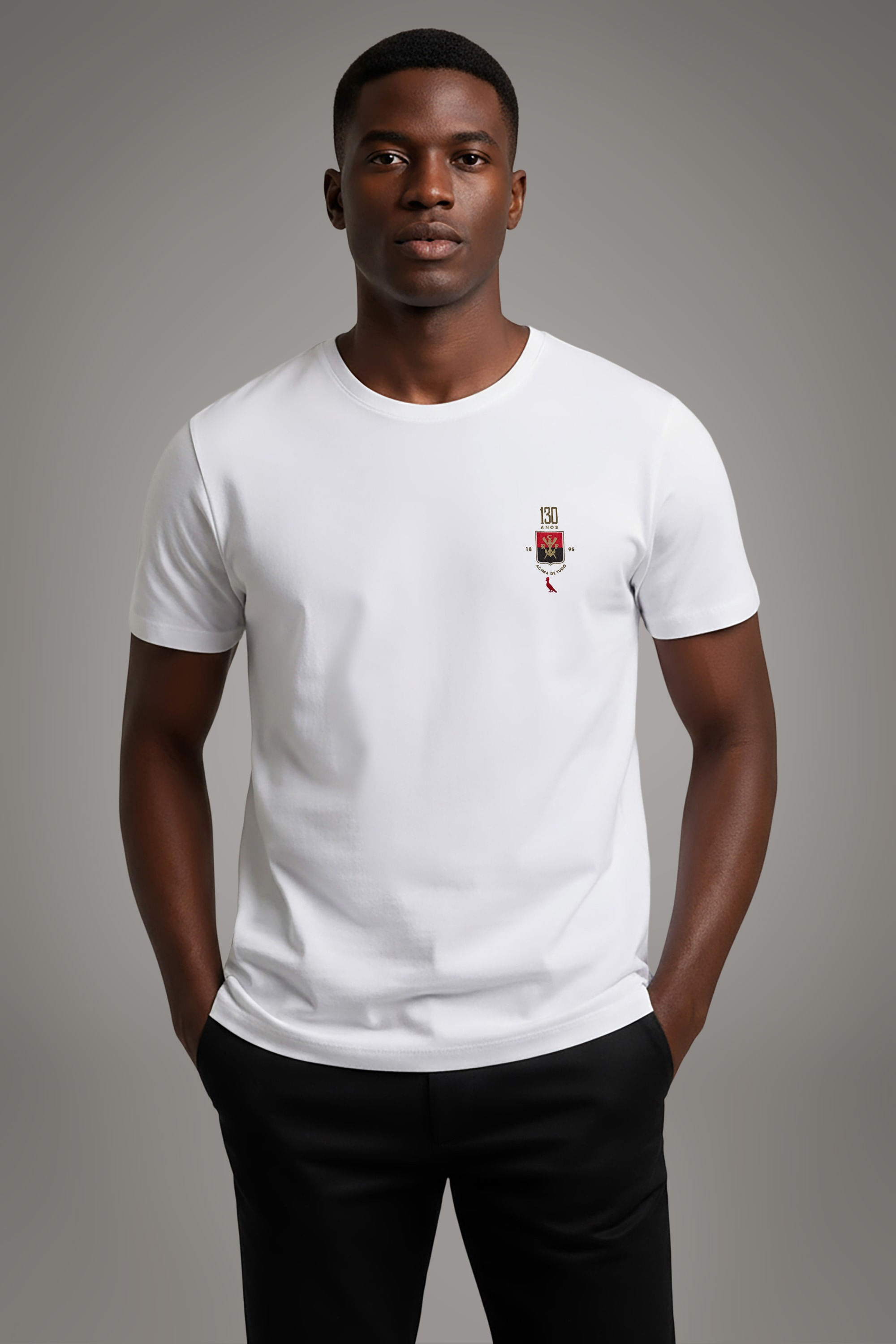 Camiseta Est Fla Acima Tudo Rubro Negro