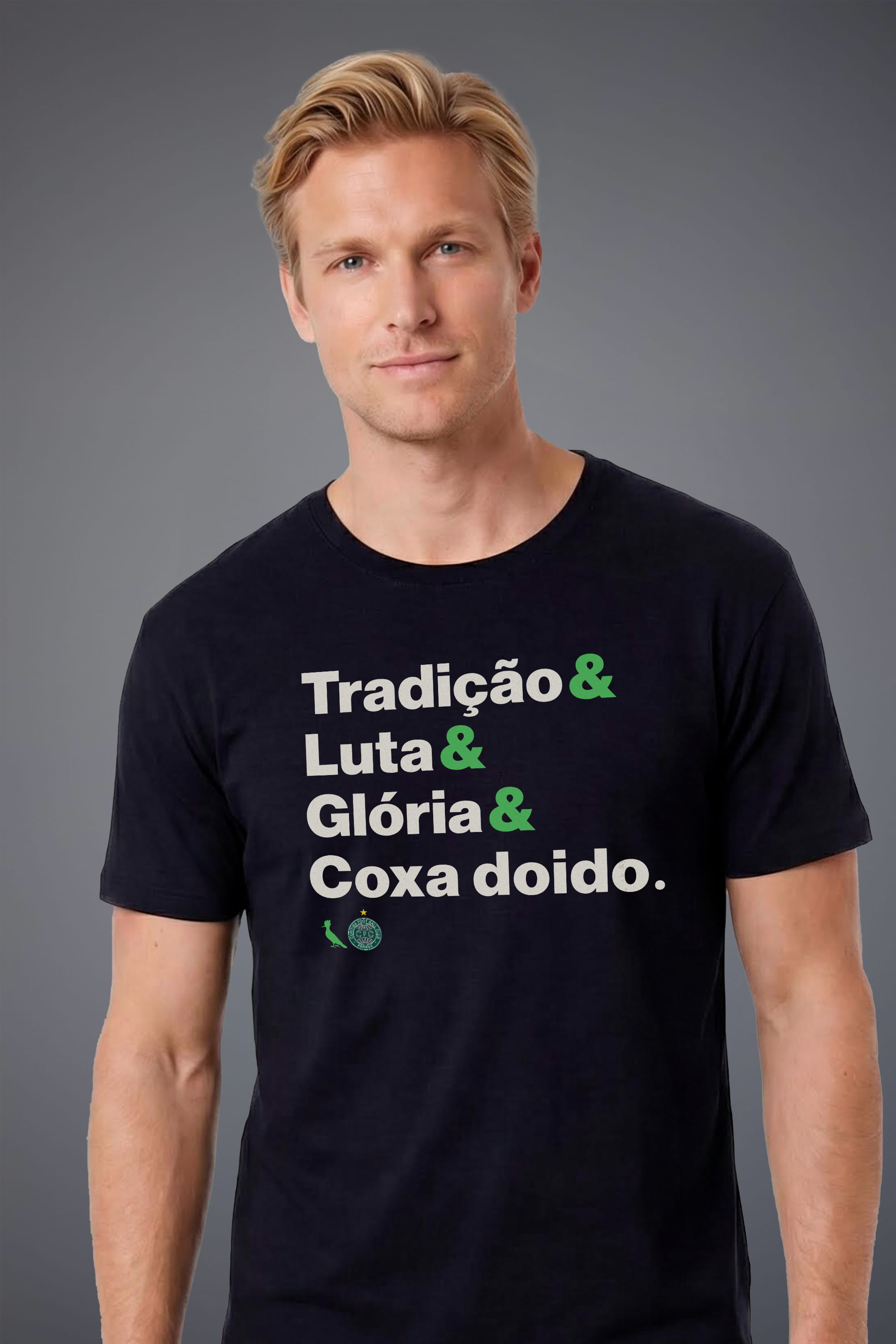 Camiseta Estampa Tradicao Coxa Doido