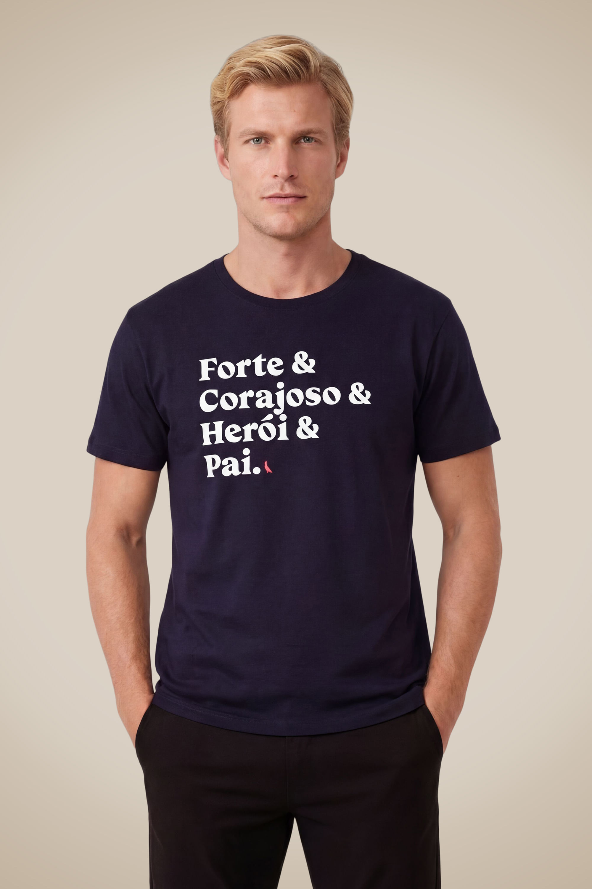 Camiseta Estampada Forte & Corajoso