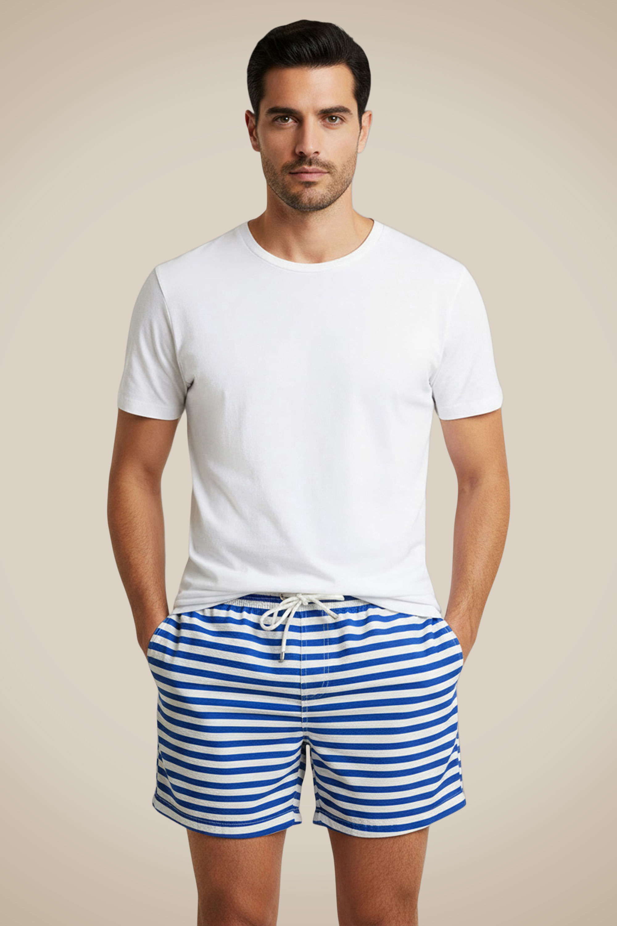 Short Praia Elastico Hamptons Horizontal