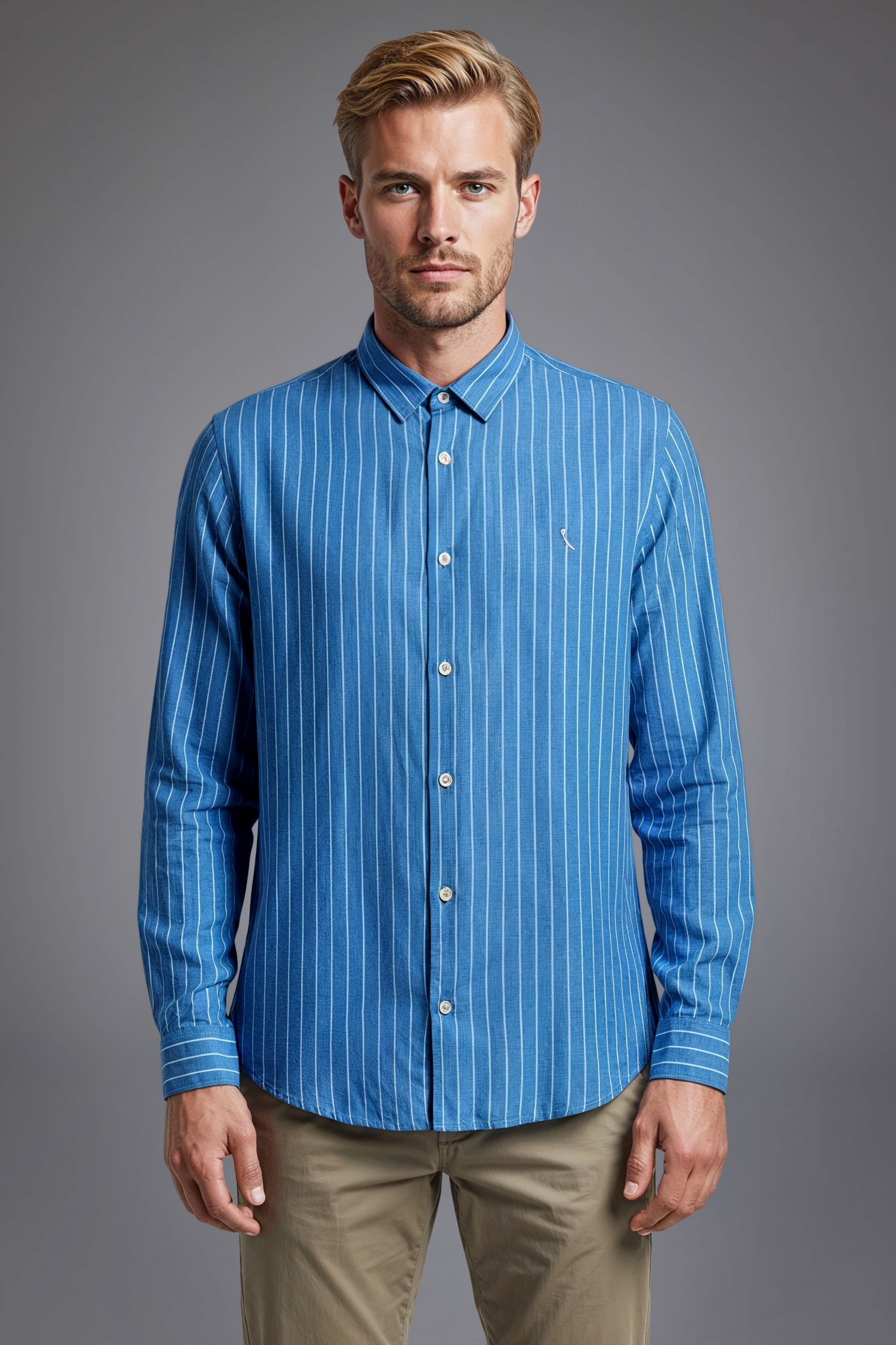 Camisa Ml Zed - Azul Royal - G