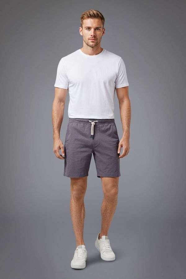 Short Batalha Relax Cinza - P