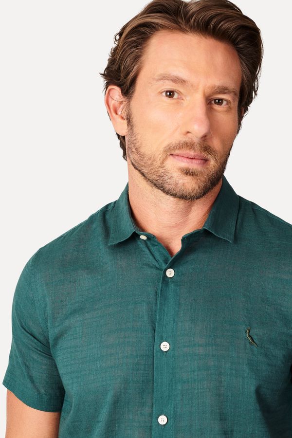 Camisa Mc Flame Leve Verde Esmeralda - P