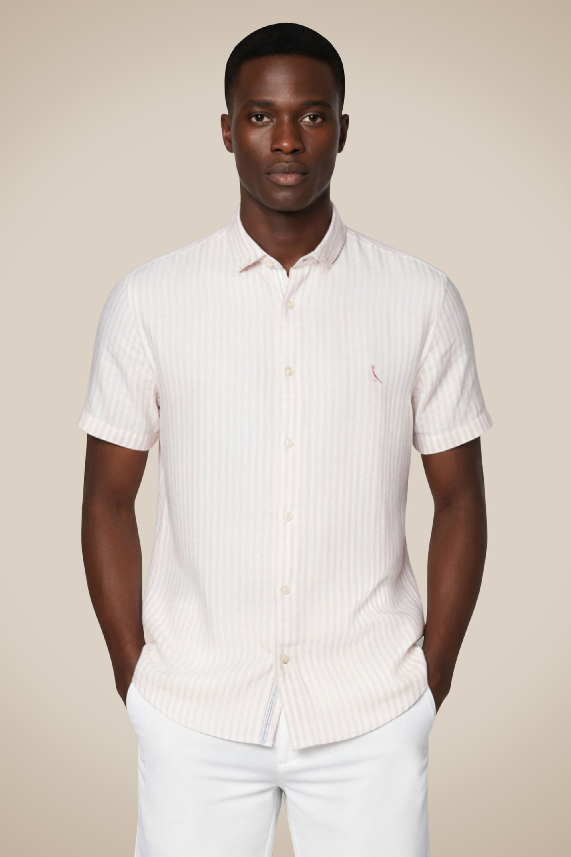 Camisa Mc Linho Trancoso - Rosa Lotus - P