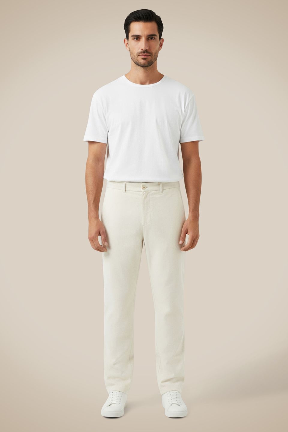 Calca Casual Linho Natural
