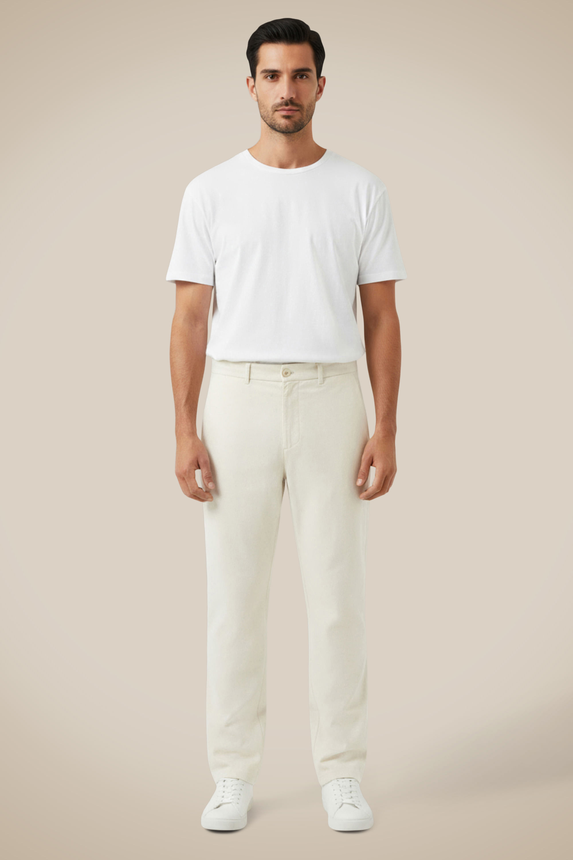 Calca Casual Linho Natural