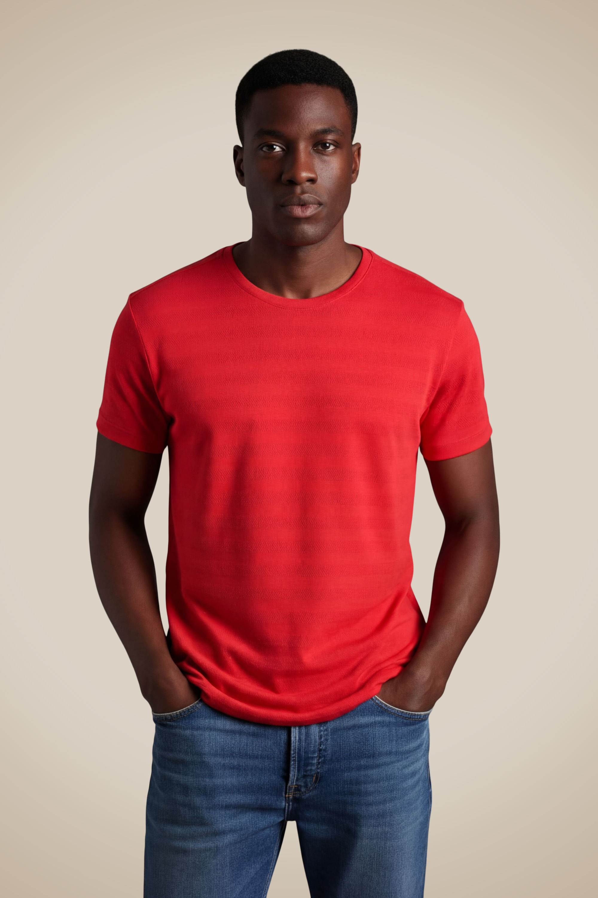 Camiseta Regular Aragem - Vermelho - P