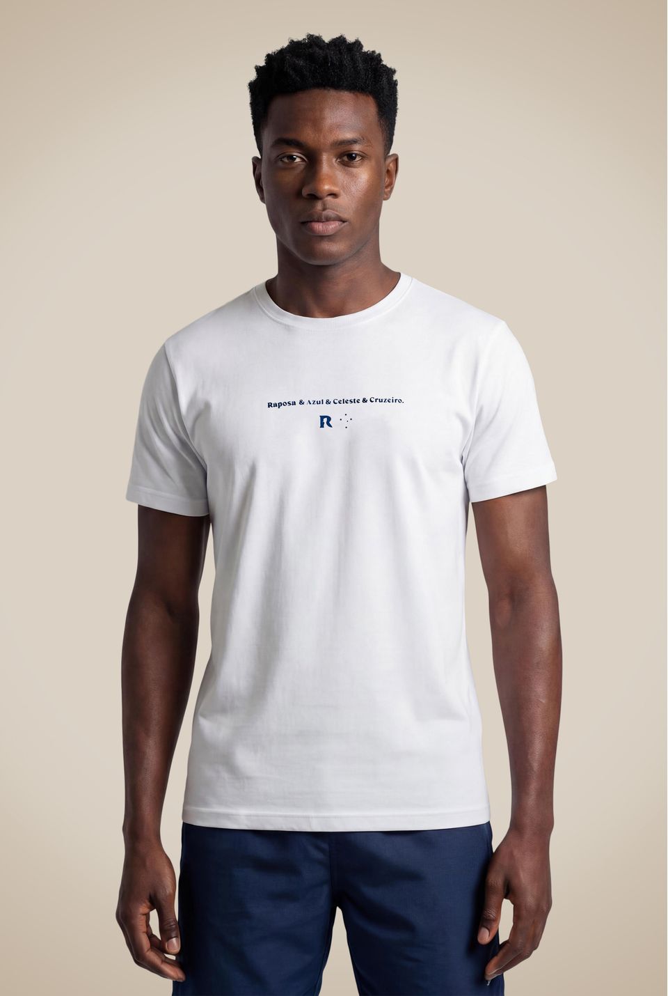 Camiseta Estampa Raposa Azul Cruzeiro