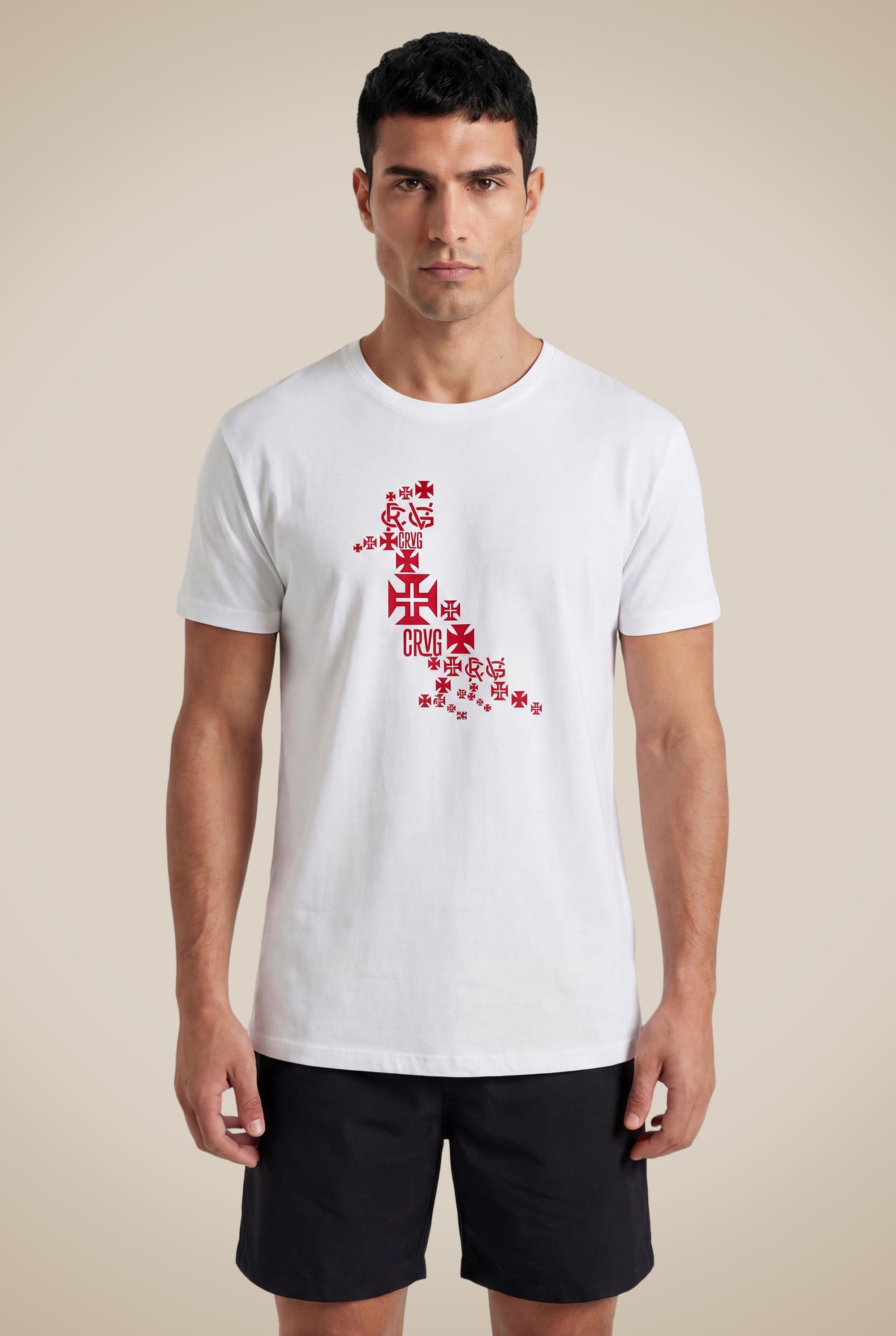 Camiseta Estampa Pica Pau Cruz De Malta