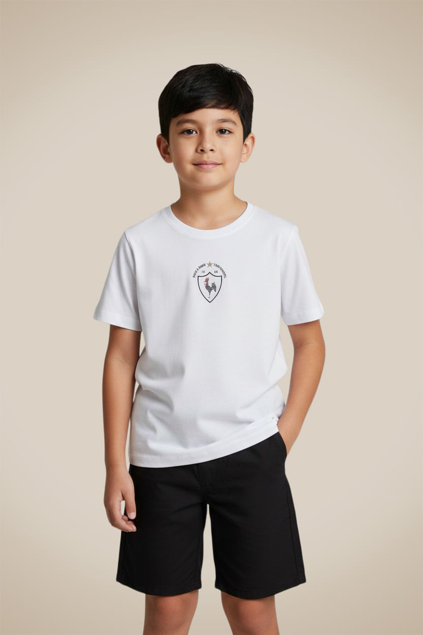Camiseta Mini Estampa Vencer Vencer Galo