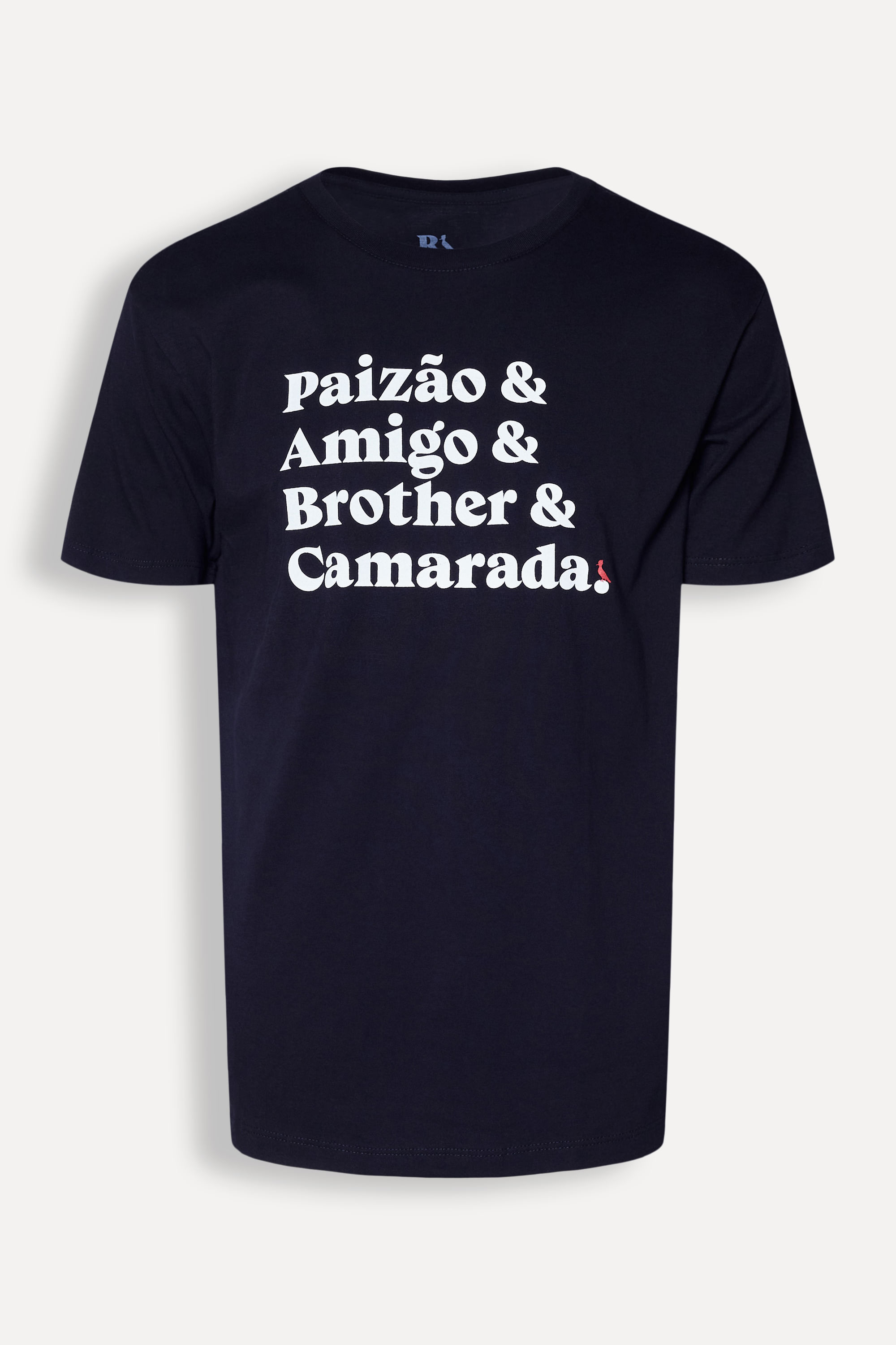 Camiseta Estampada Paizao & Amigo - Preto - M