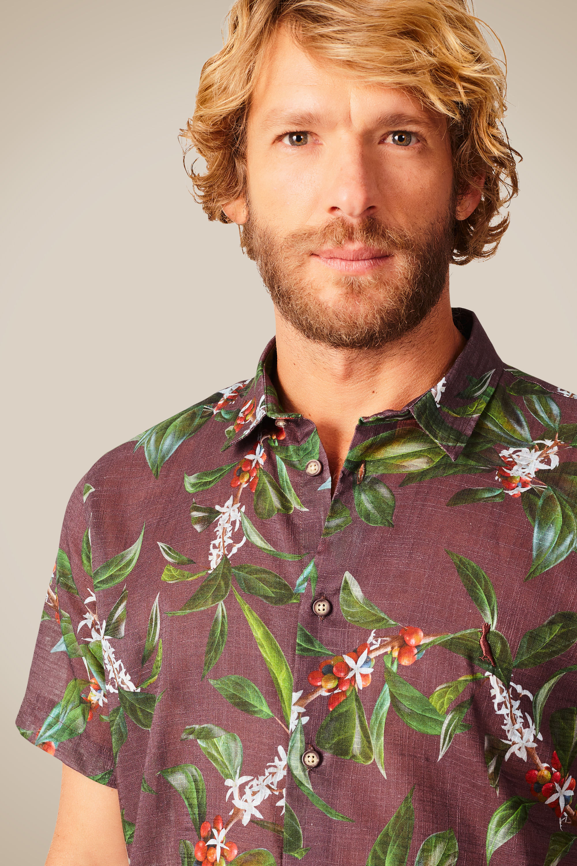 Camisa Mc Estampa Cafe — Reserva