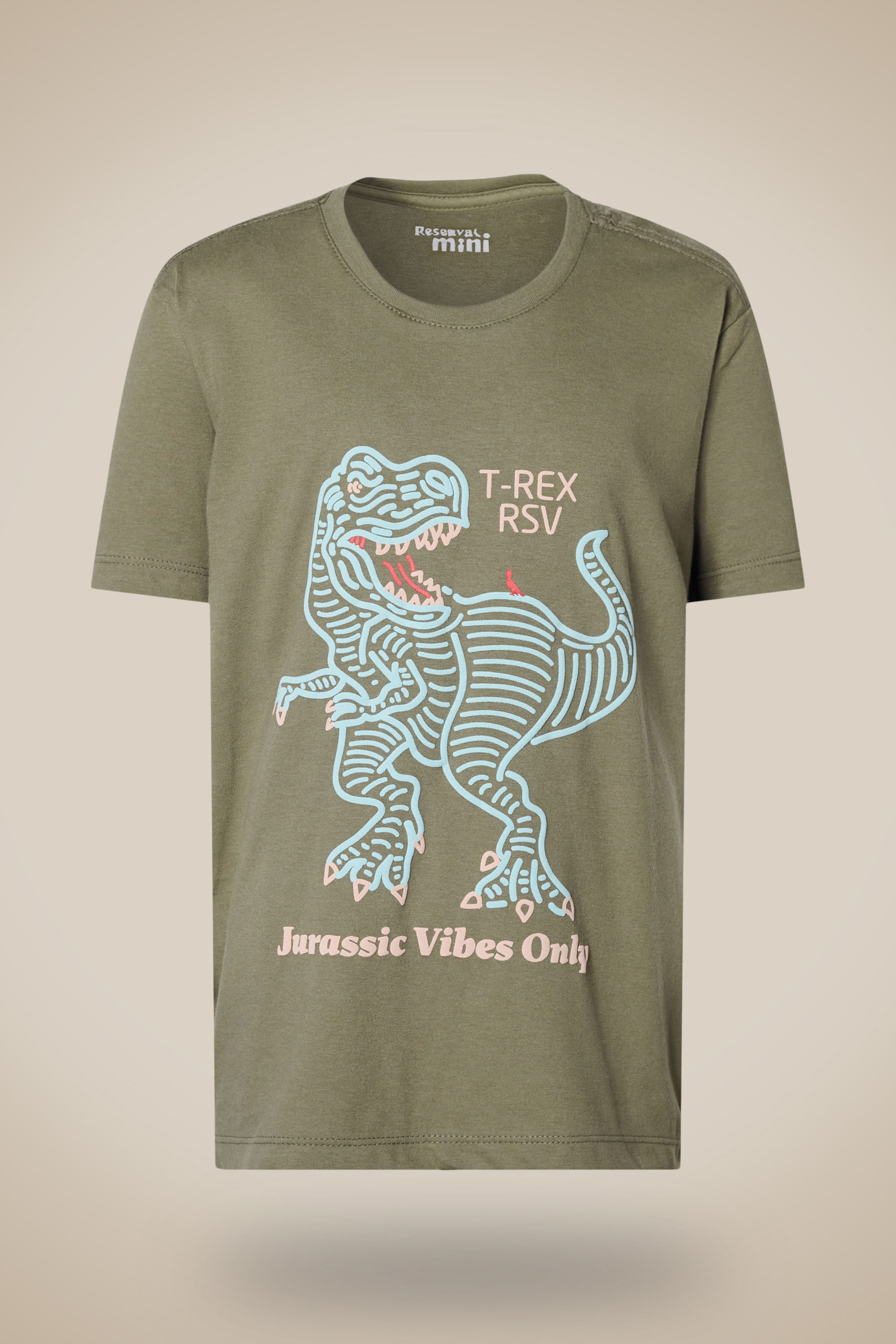 Camiseta Mini Estampa Jurassic Vibes