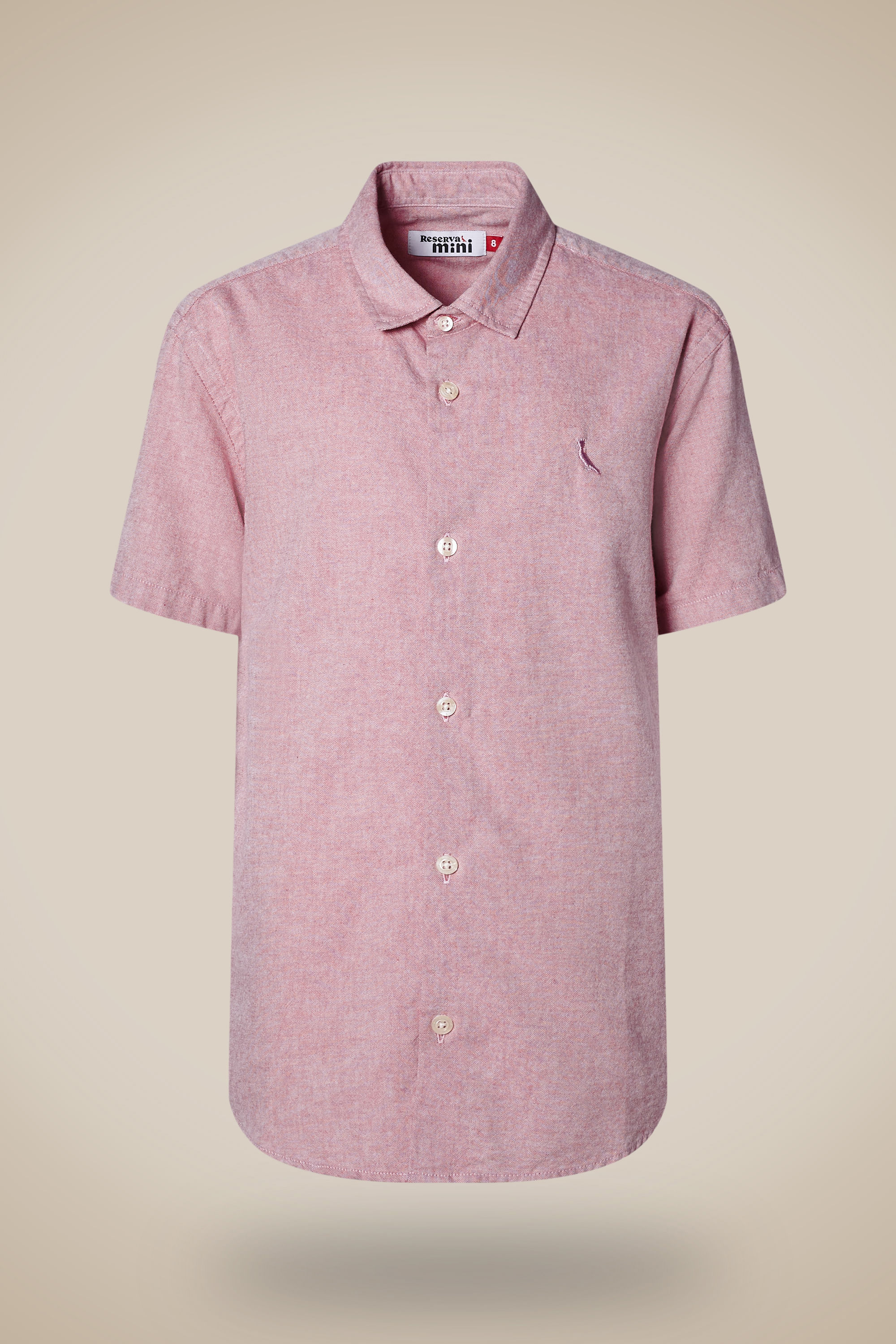 Camisa Mini Mc Oxford Color