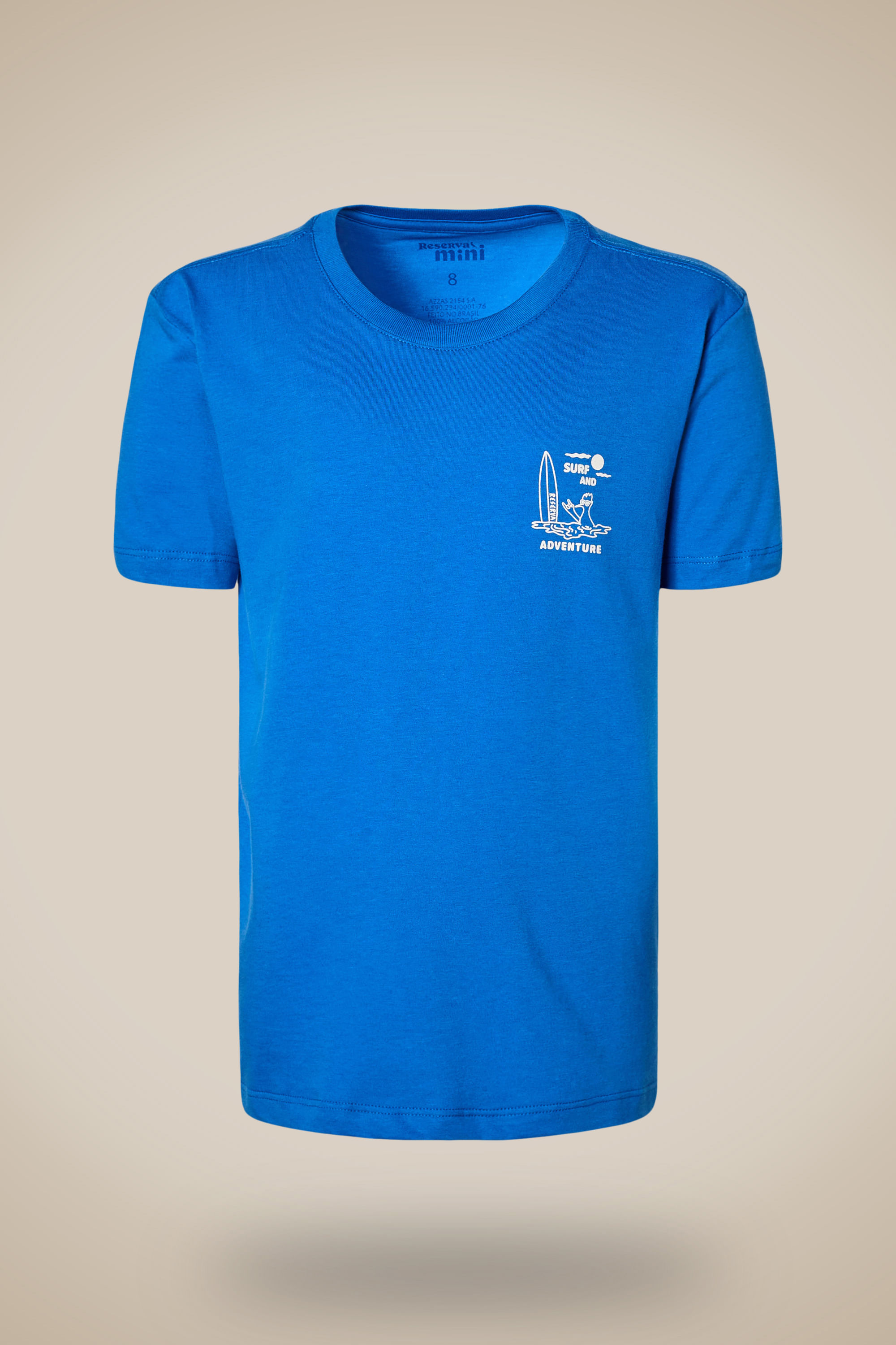 Camiseta Mini Estampa Surf And Adventure