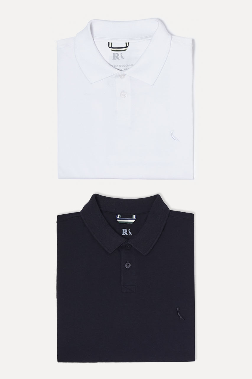 Kit 2 Polos Pima