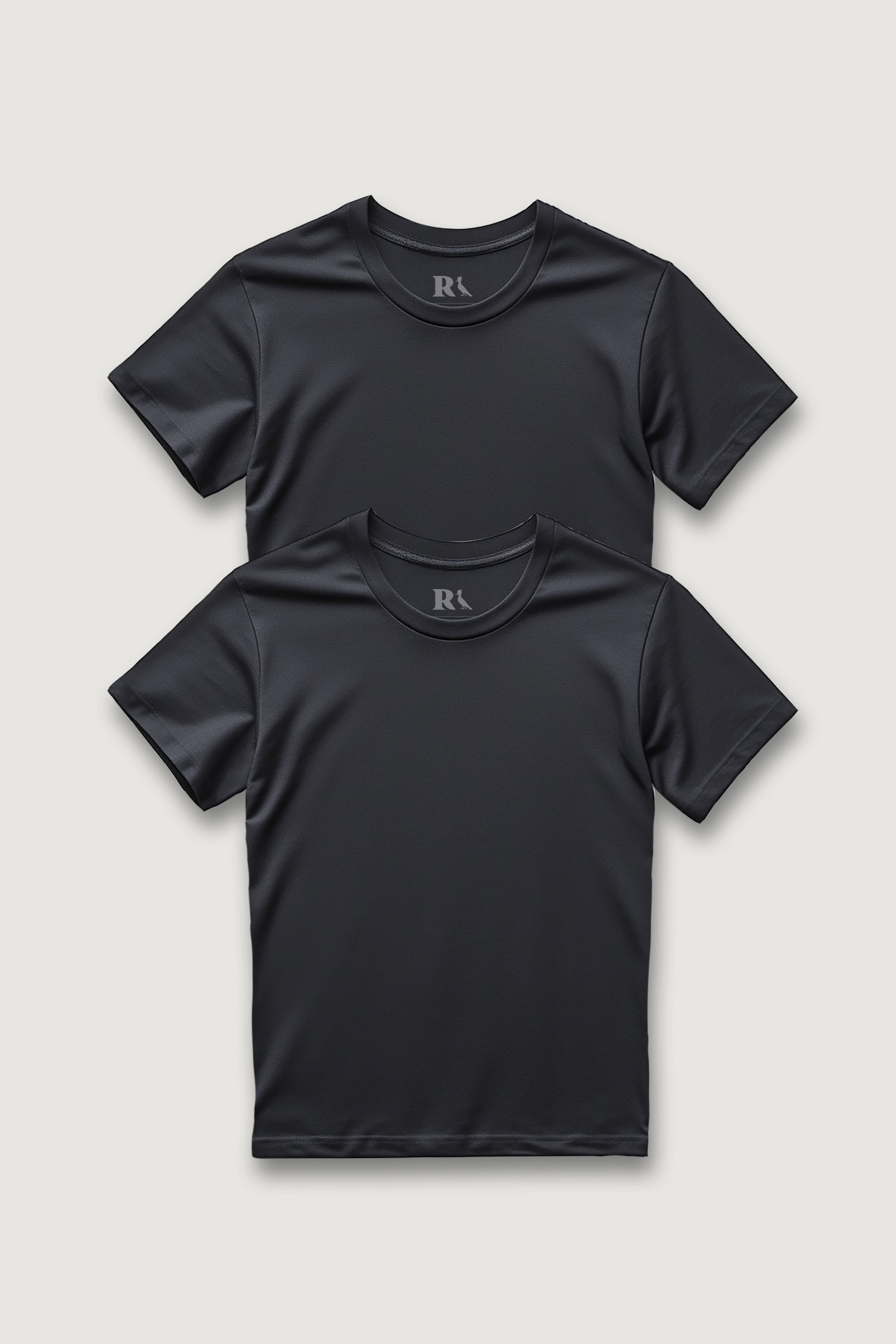 Kit 2 Camisetas Básica Preta