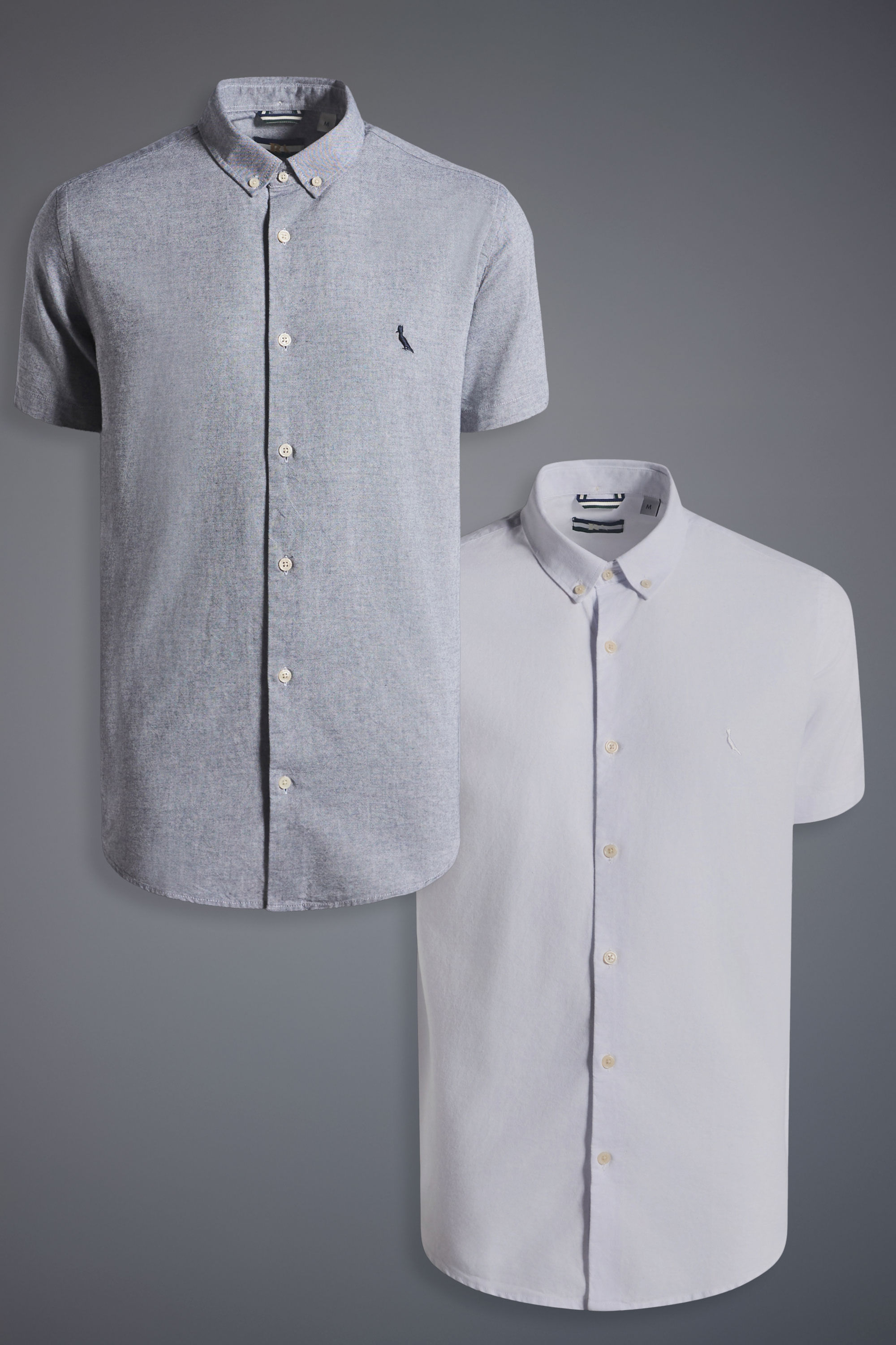 Kit 2 Camisas Mc Oxford Color