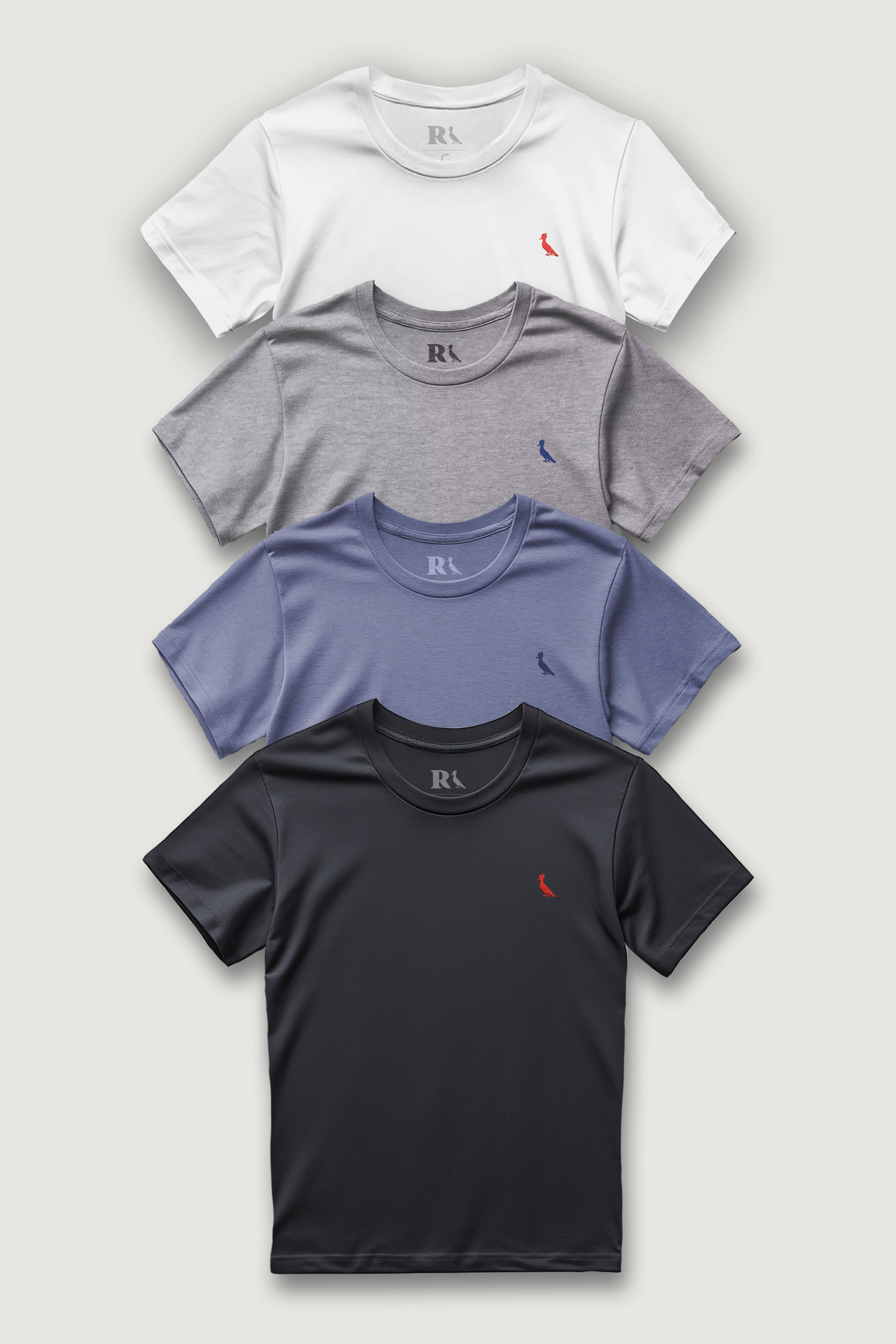 Kit 4 Camisetas Pica-pau Gota E Brasa