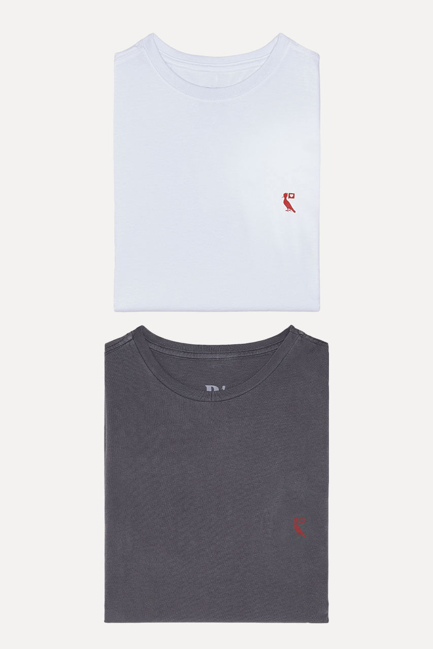 Kit 2 Camisetas Notificação Reserva