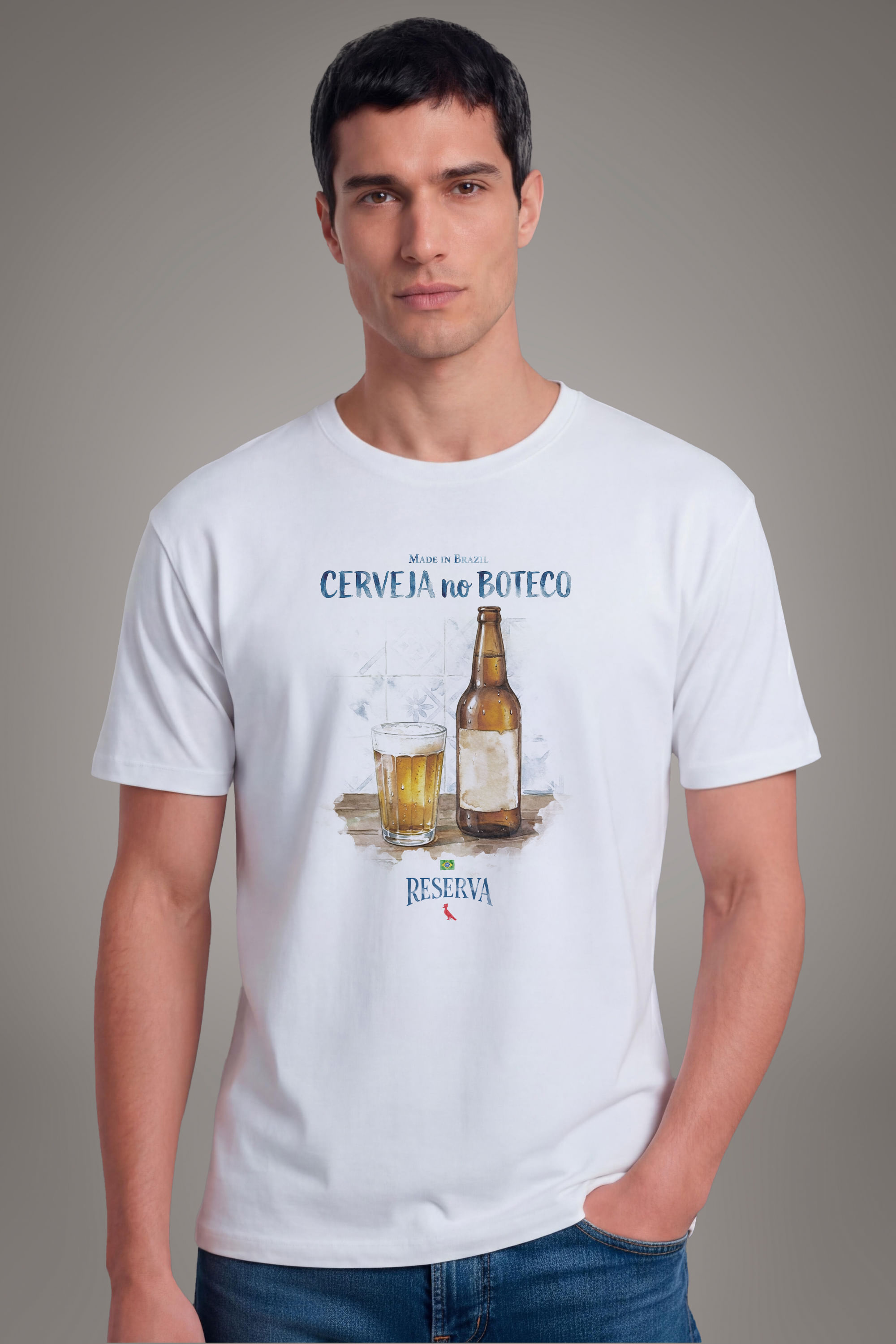 Camiseta Est Cerveja No Boteco