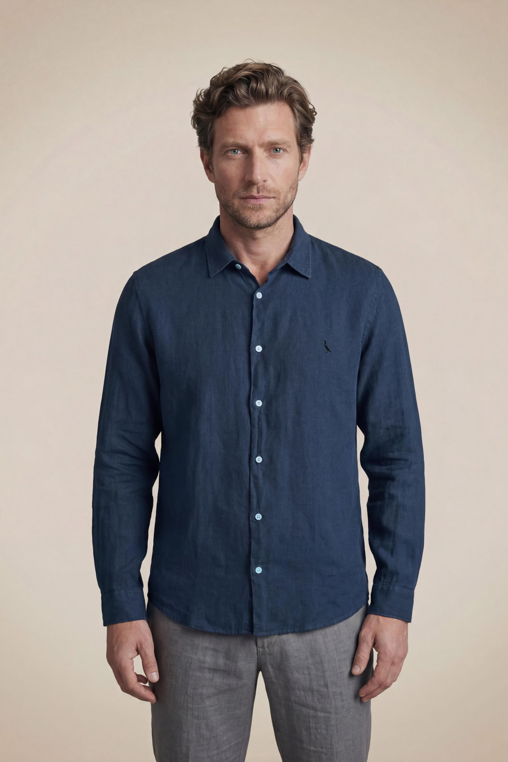Camisa Ml Linho Basico