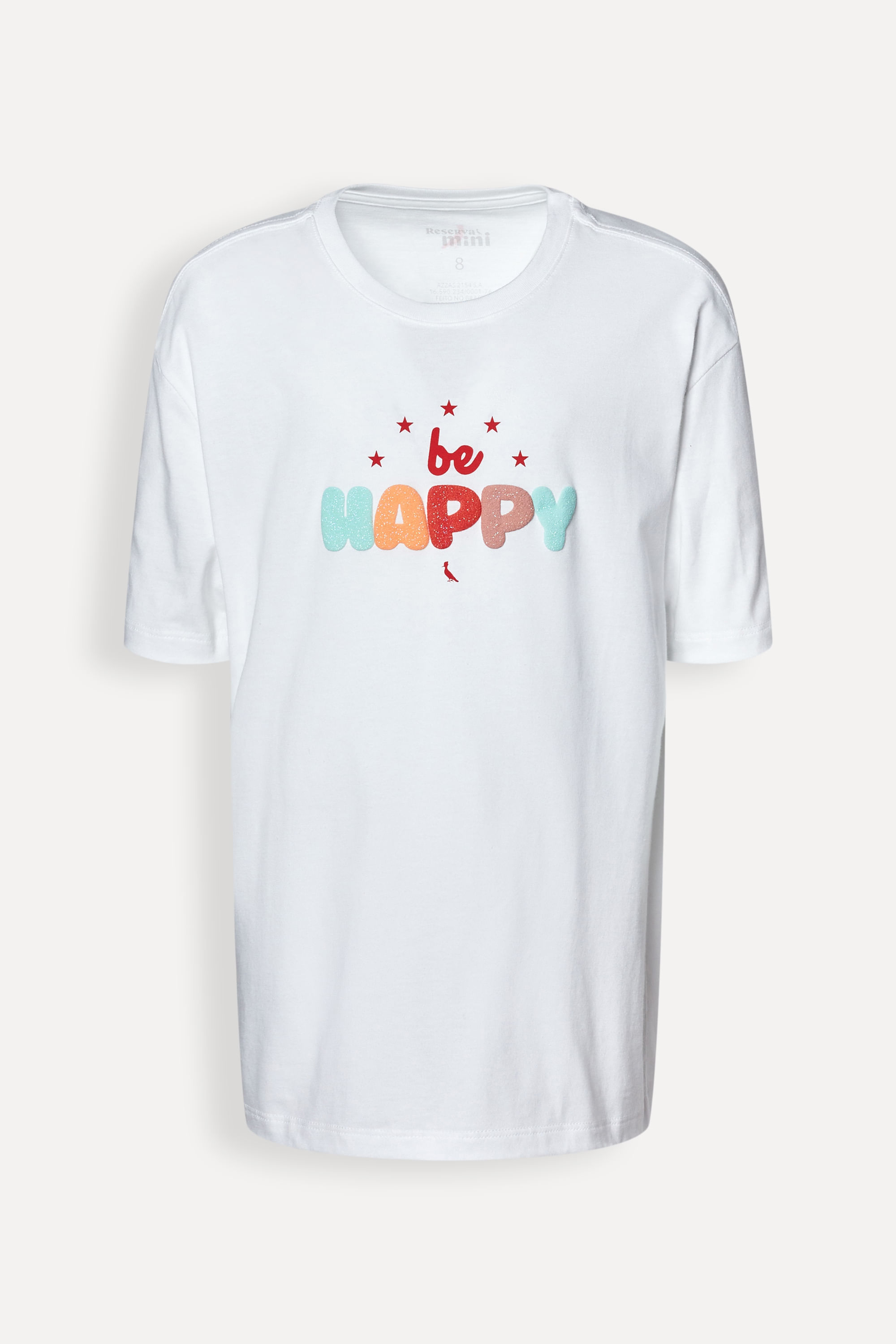 Camiseta Menina Est Be Happy