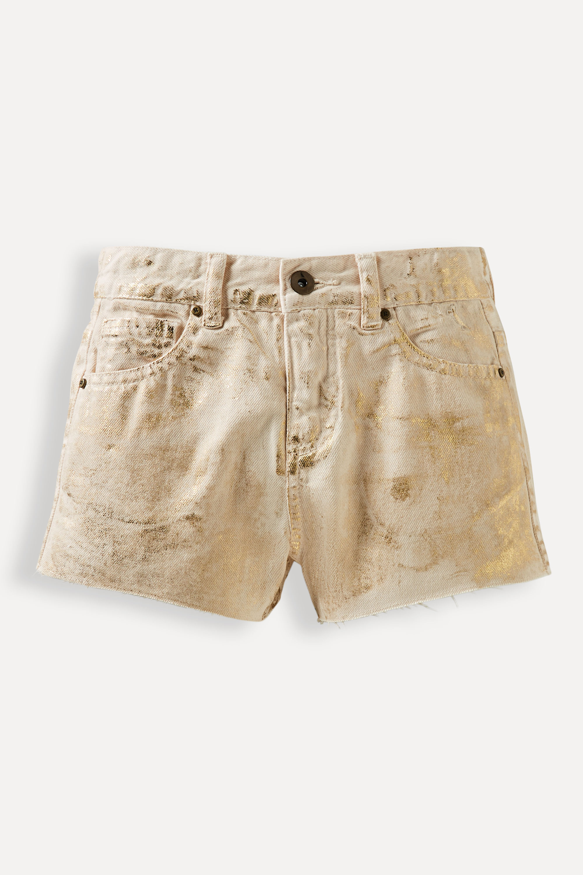 Short Menina Gold Foil