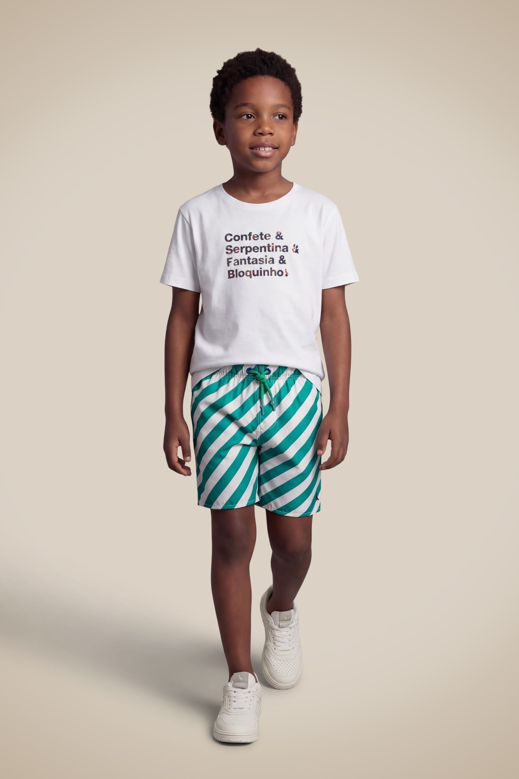 Short Mini Praia Listra Diagonal