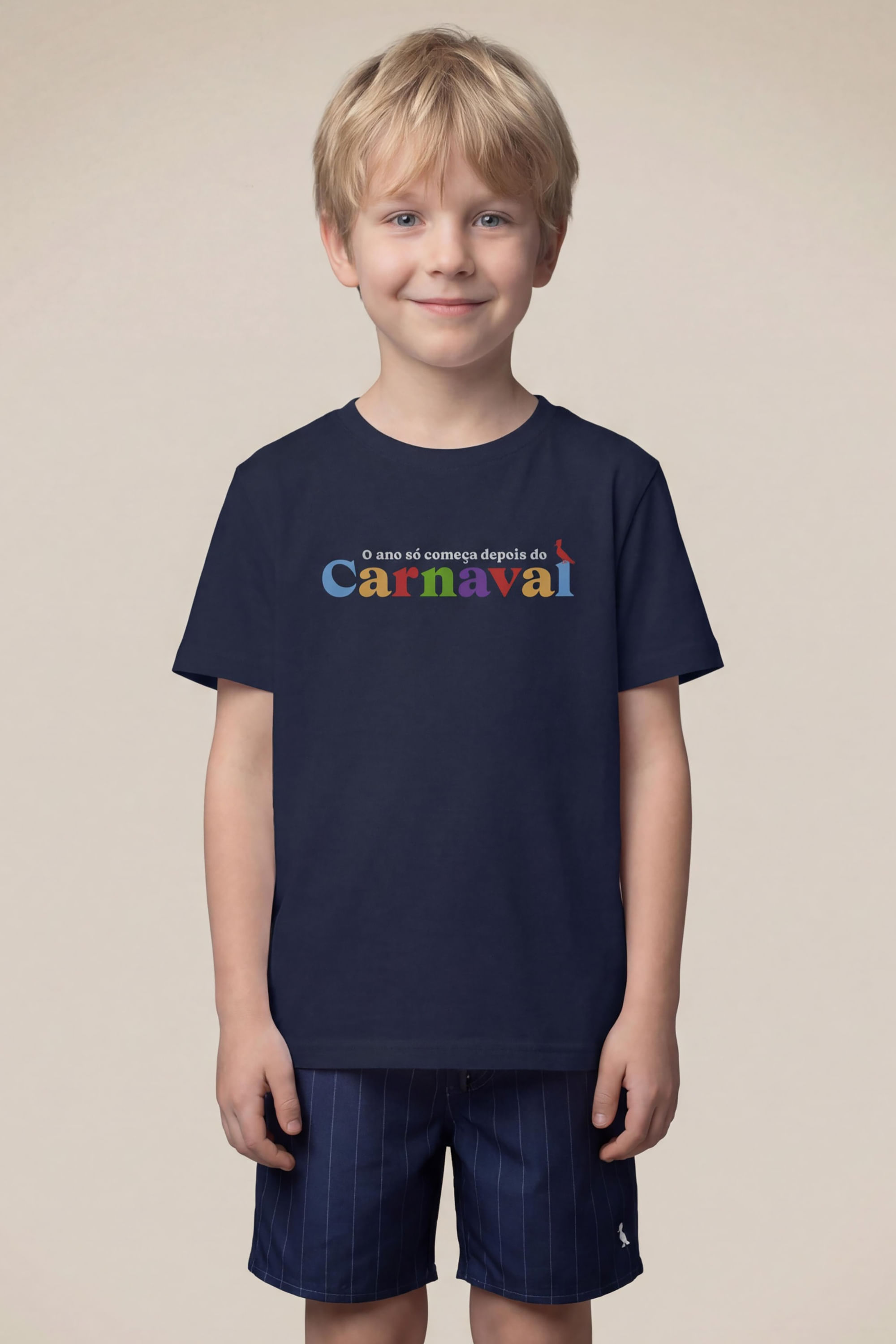 Camiseta Mini Estampa Depois do Carnaval