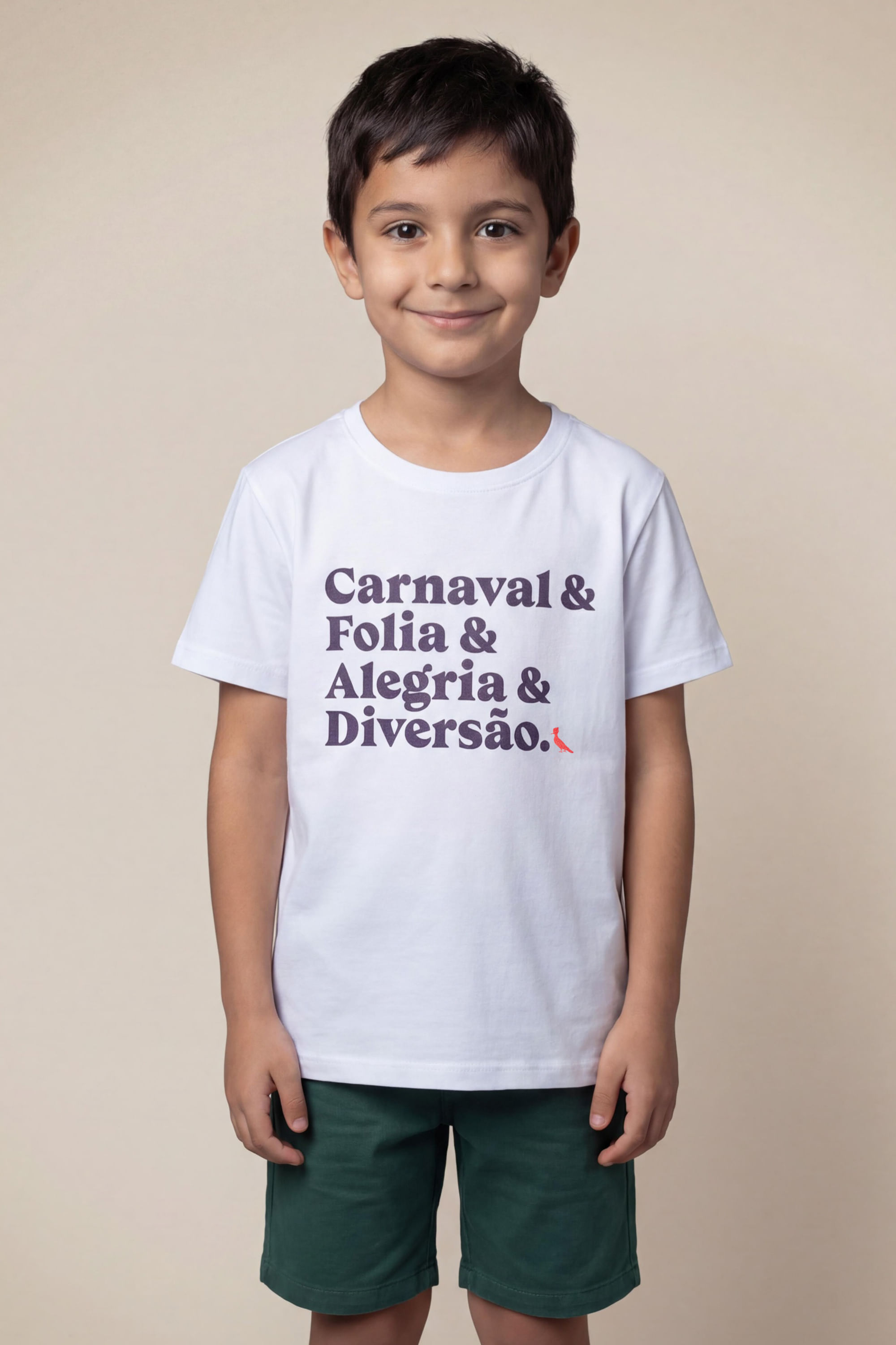 Camiseta Mini Estampa Diversao