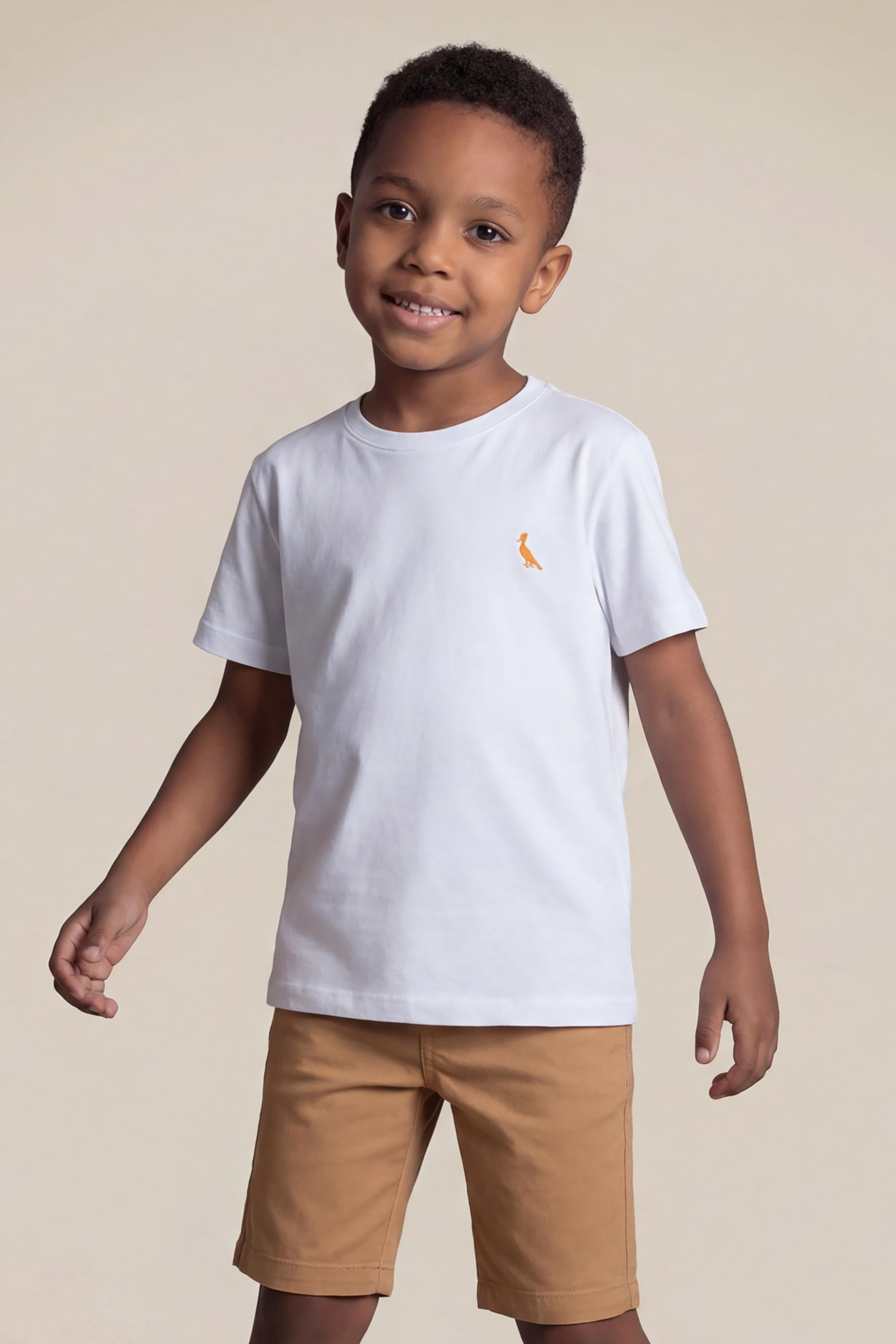 Camiseta Mini Pica Pau Bordado Glow - Branco - 08